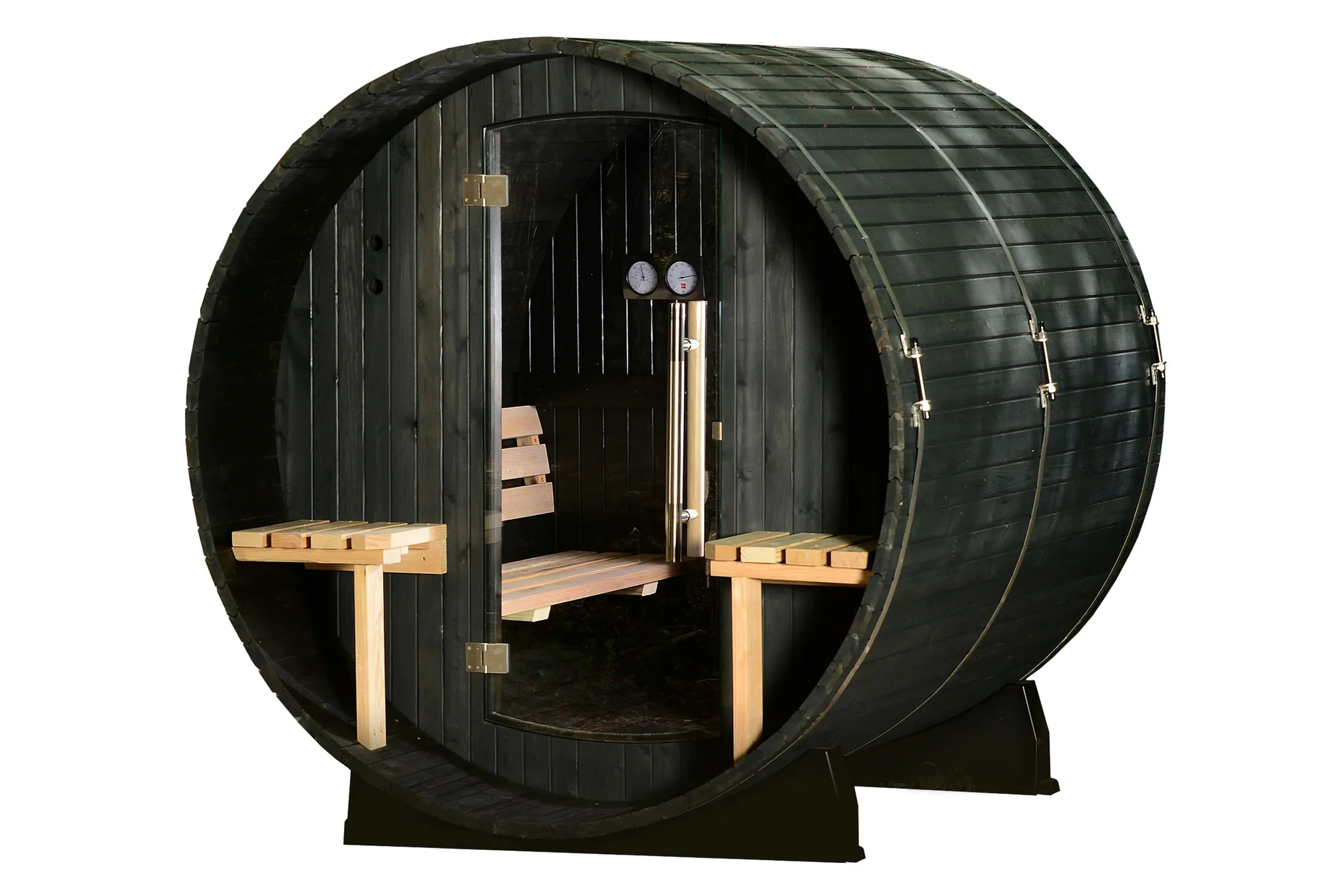 Almost Heaven Audra 2-4 Person Canopy Barrel Sauna - Image 4