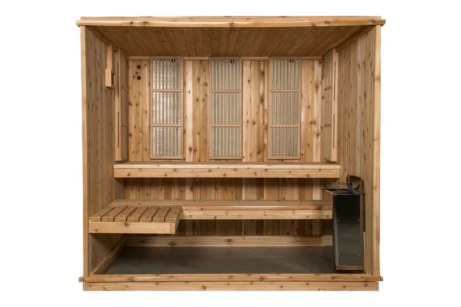 Almost Heaven Bridgeport 6-Person Indoor Sauna (Respite Series - Hybrid Option) - Image 3