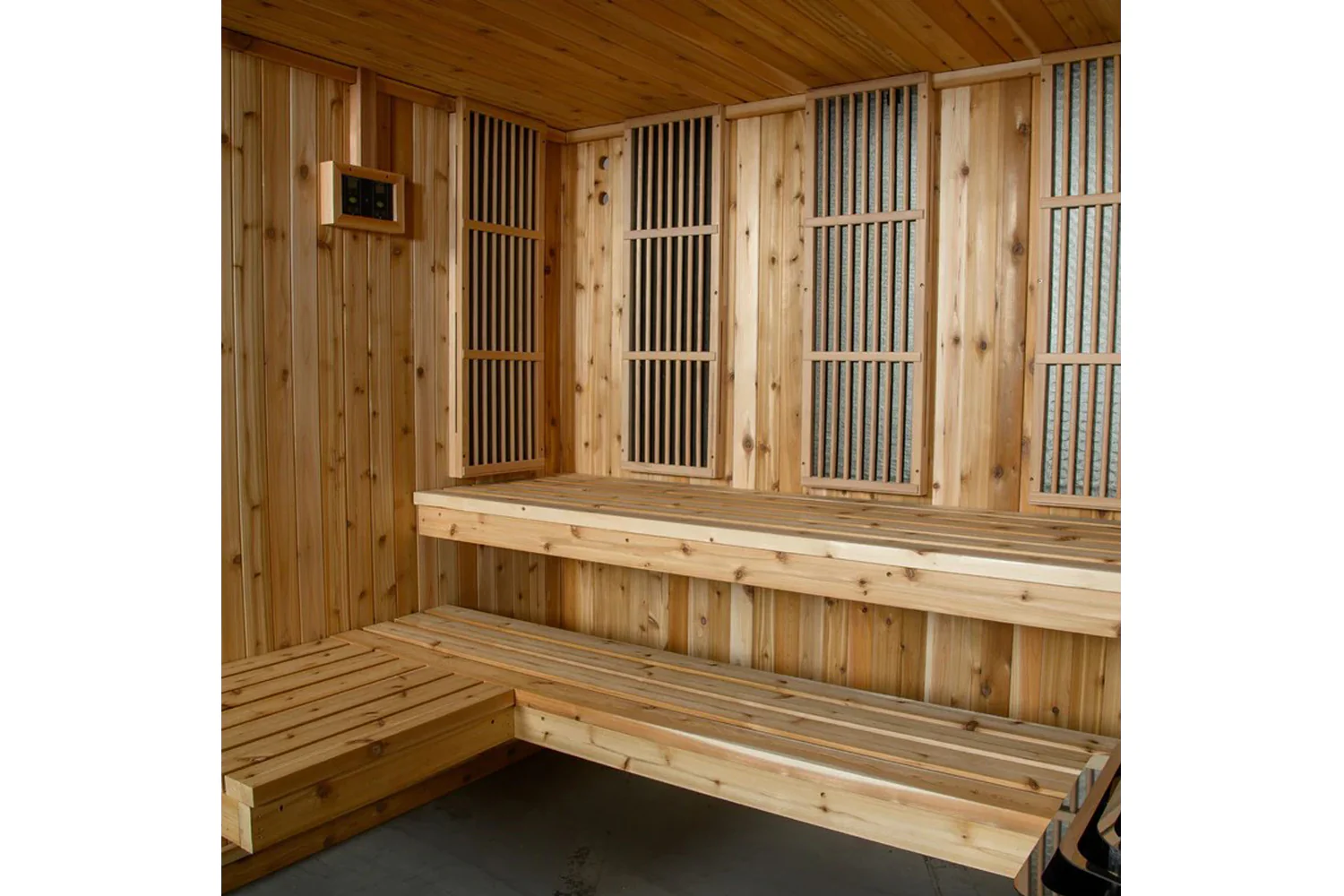 Almost Heaven Bridgeport 6-Person Indoor Sauna (Respite Series - Hybrid Option) - Image 9