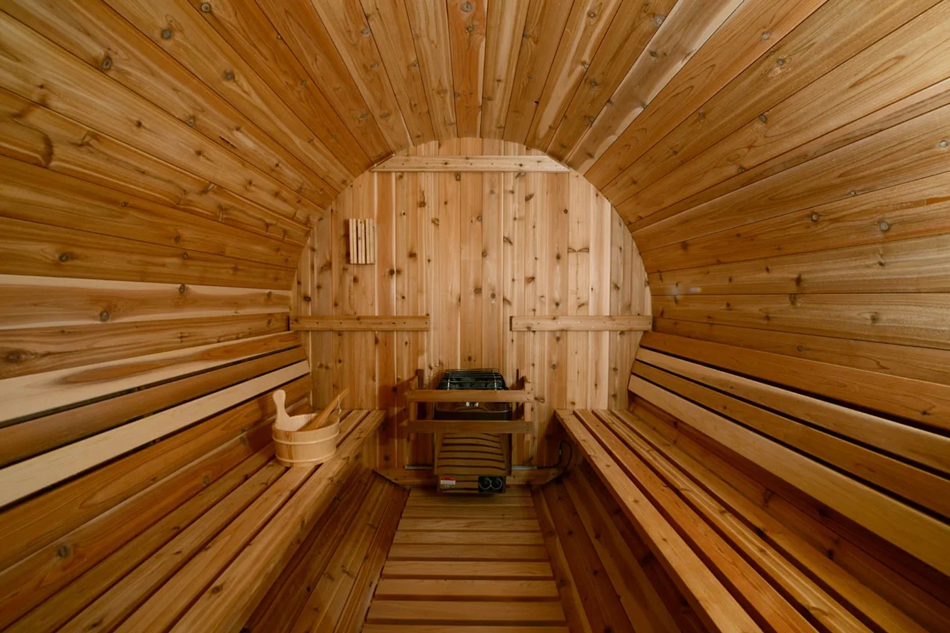 Almost Heaven Lewisburg 6-8 Person Classic Barrel Sauna (🧨JULY 4th SALE) - Image 4