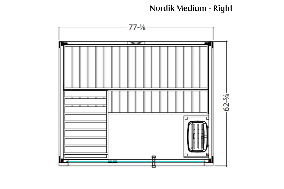 Almost Heaven Nordik Indoor Sauna (Heritage Collection) - Image 14