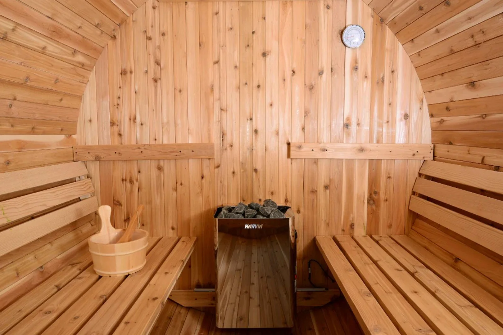 Almost Heaven Seneca 6-Person Classic Barrel Sauna (🧨JULY 4th SALE) - Image 3