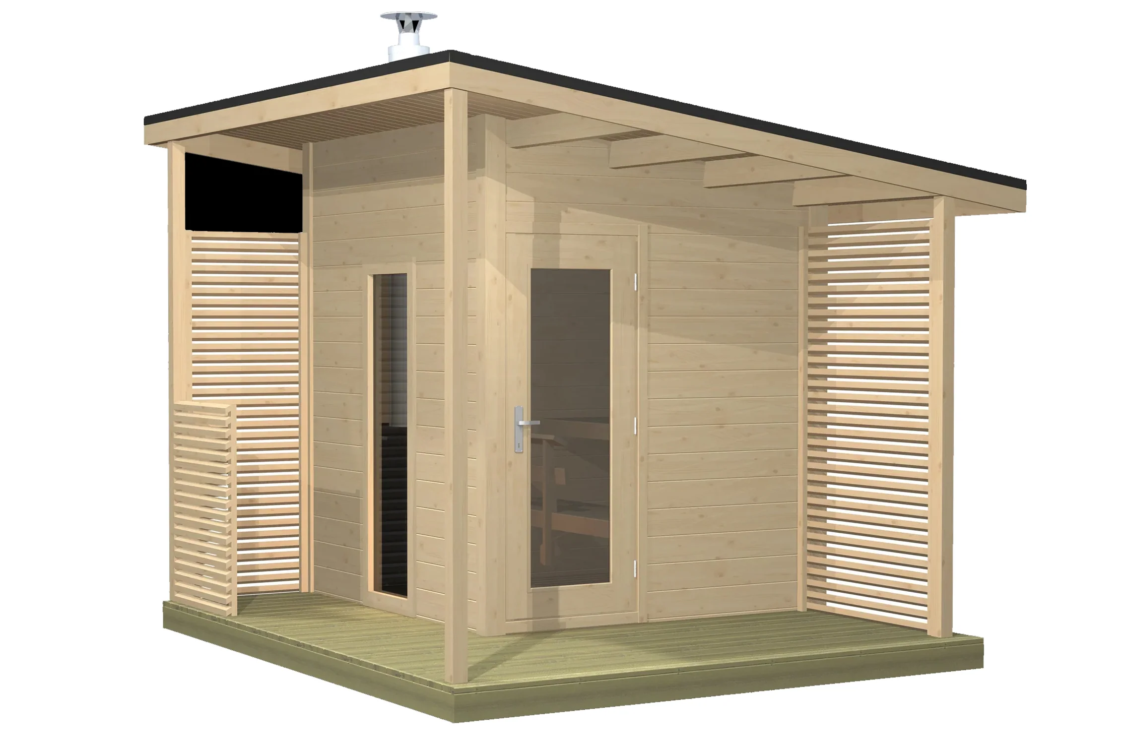 Almost Heaven Solide Compact 4-6 Person Cabin Sauna