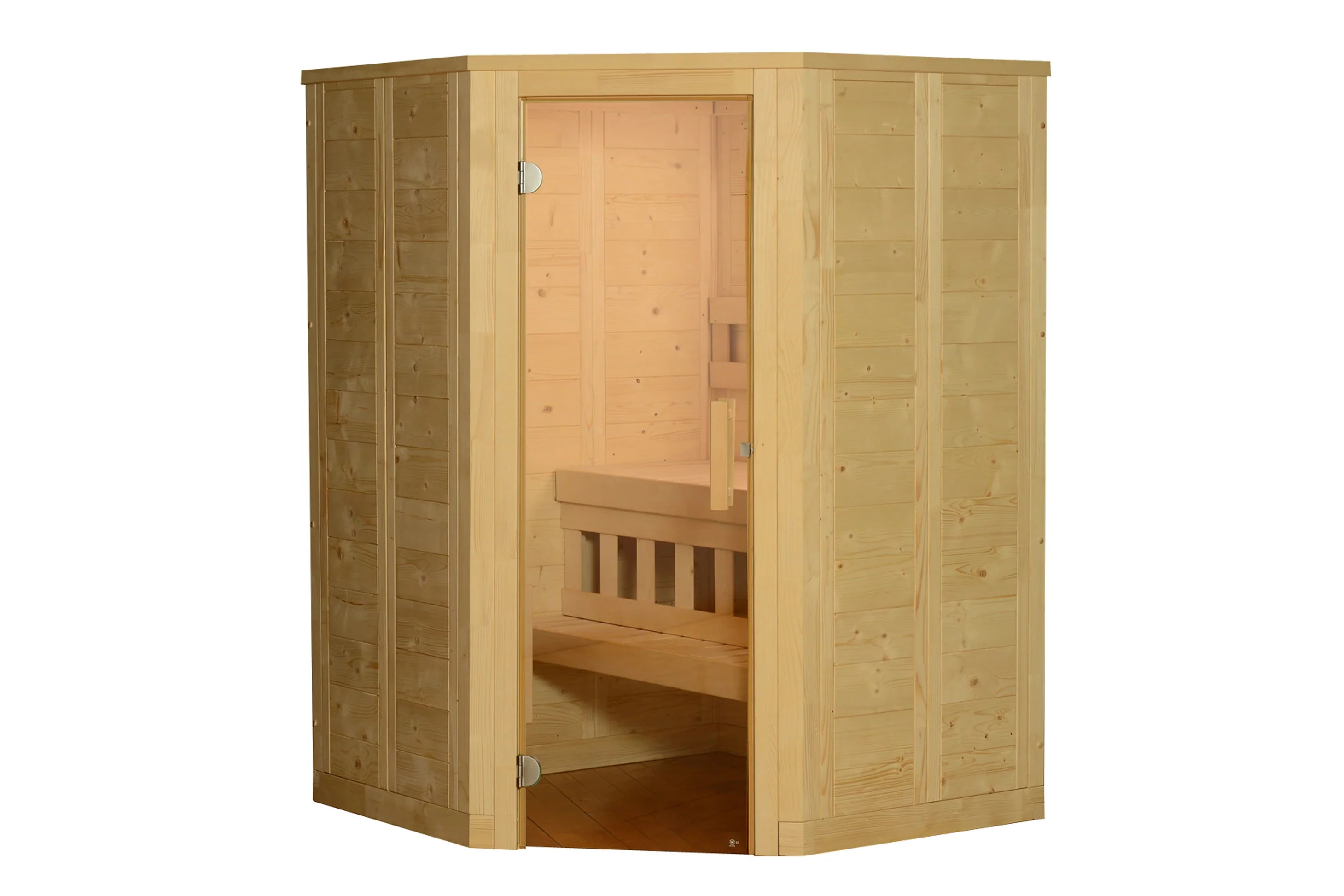 Almost Heaven Sutton 2-person Indoor Corner Sauna (Element Series)