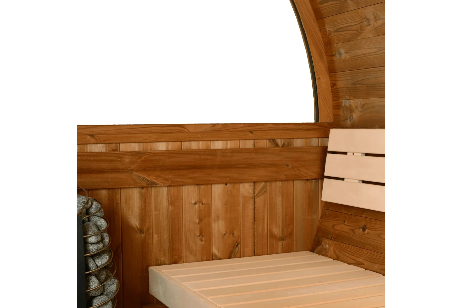 Almost Heaven Takoa 4-6 Person Half Moon Barrel Sauna (Heritage Collection) (🧨JULY 4th SALE) - Image 6