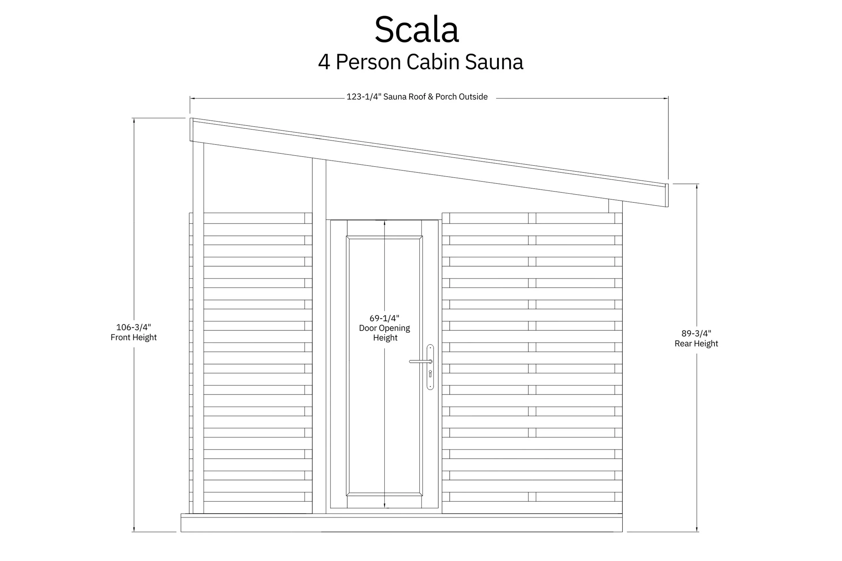 Almost Heaven 3-6 Person Timberline Outdoor Sauna (Heritage Collection) - Image 14