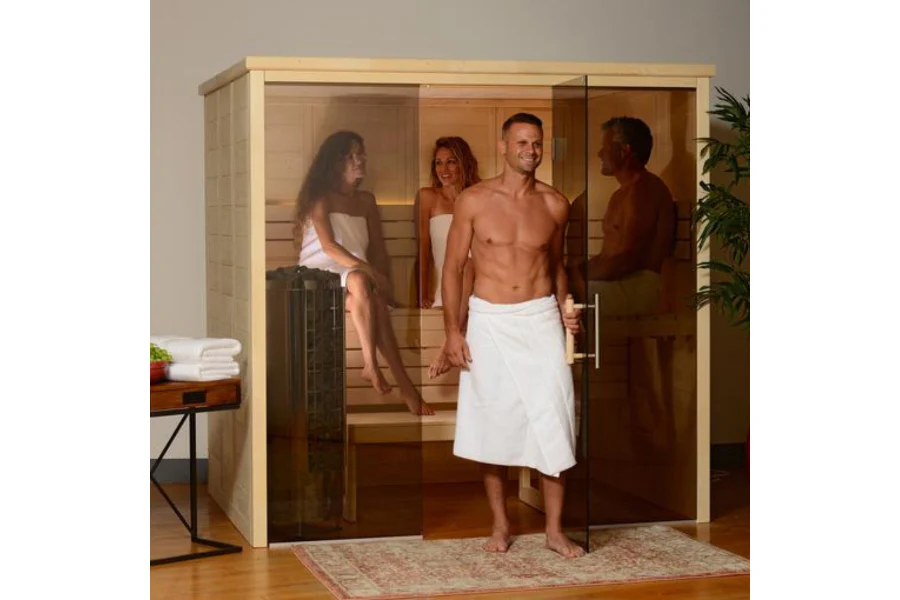 Almost Heaven Worthington 4-6 Person Indoor Sauna - Image 7
