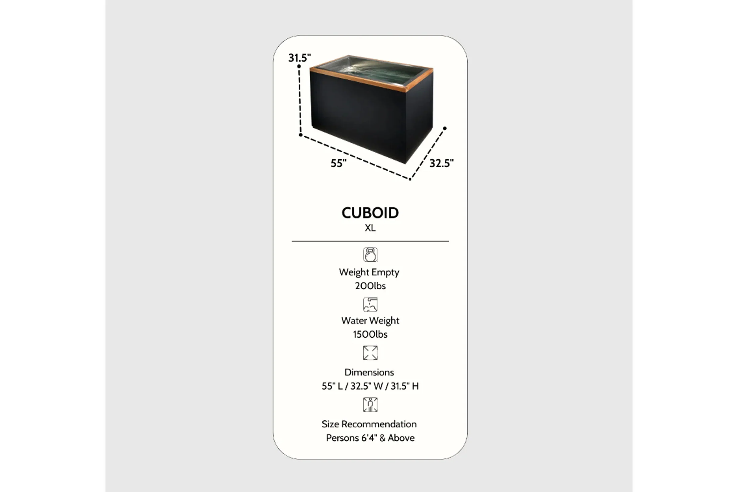 Dynamic Cold Therapy "CUBOID" Stainless Steel Cold Plunge (XL) - Image 11