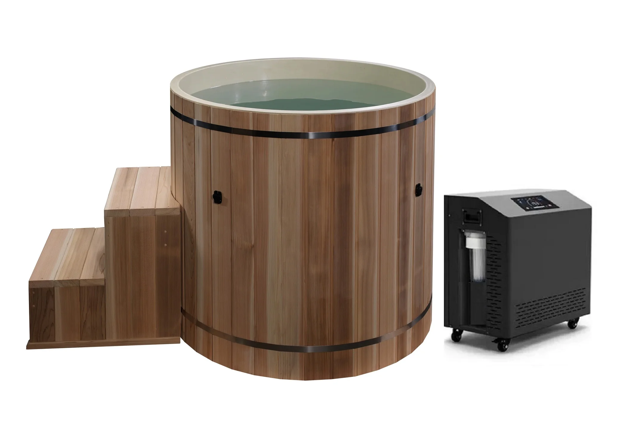 Dynamic Cold Therapy Pacific Cedar Barrel Cold Plunge - Image 10