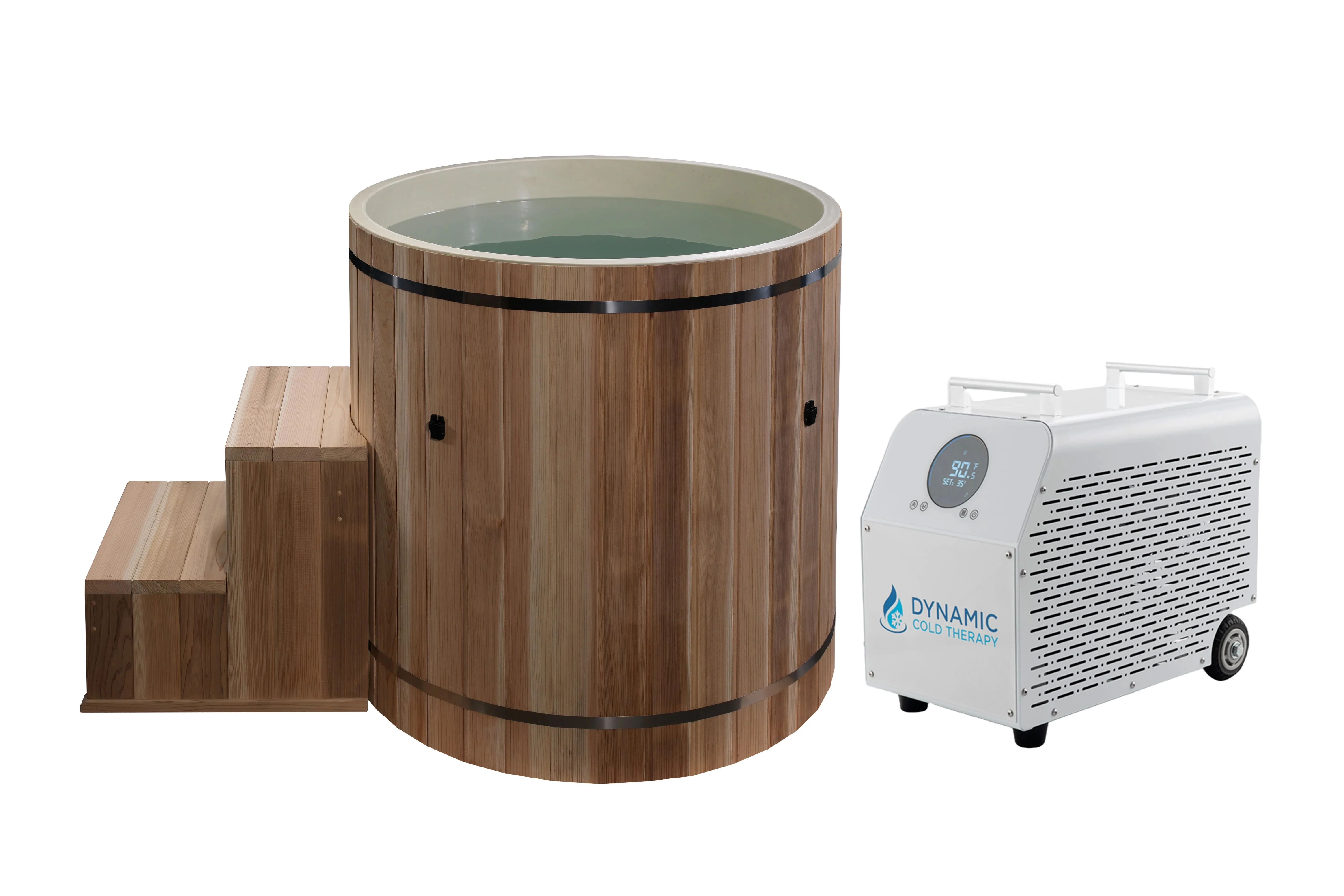 Dynamic Cold Therapy Pacific Cedar Barrel Cold Plunge - Image 9