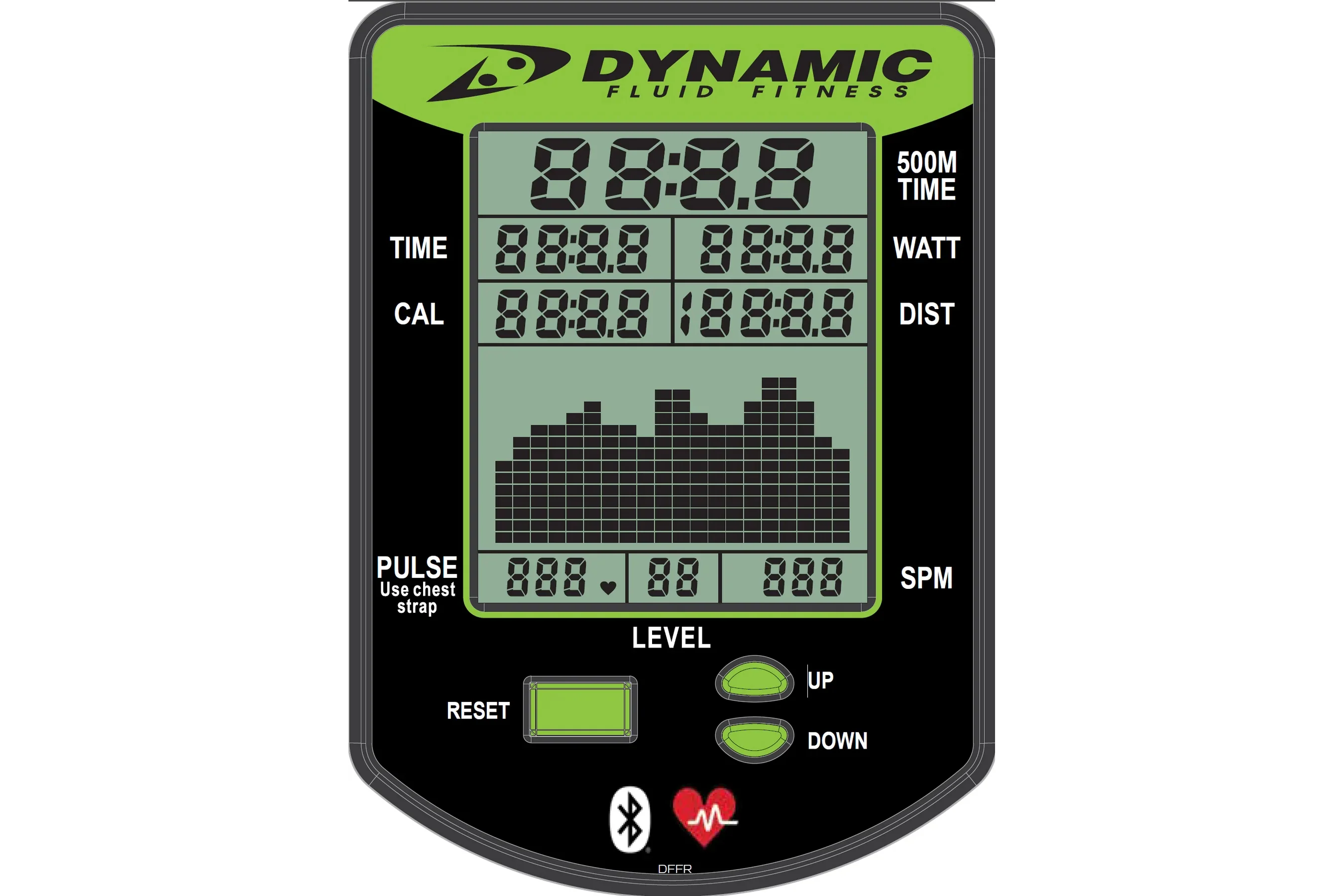 Dynamic Fluid M550 Rower (💥JULY 4th SALE) - Image 7