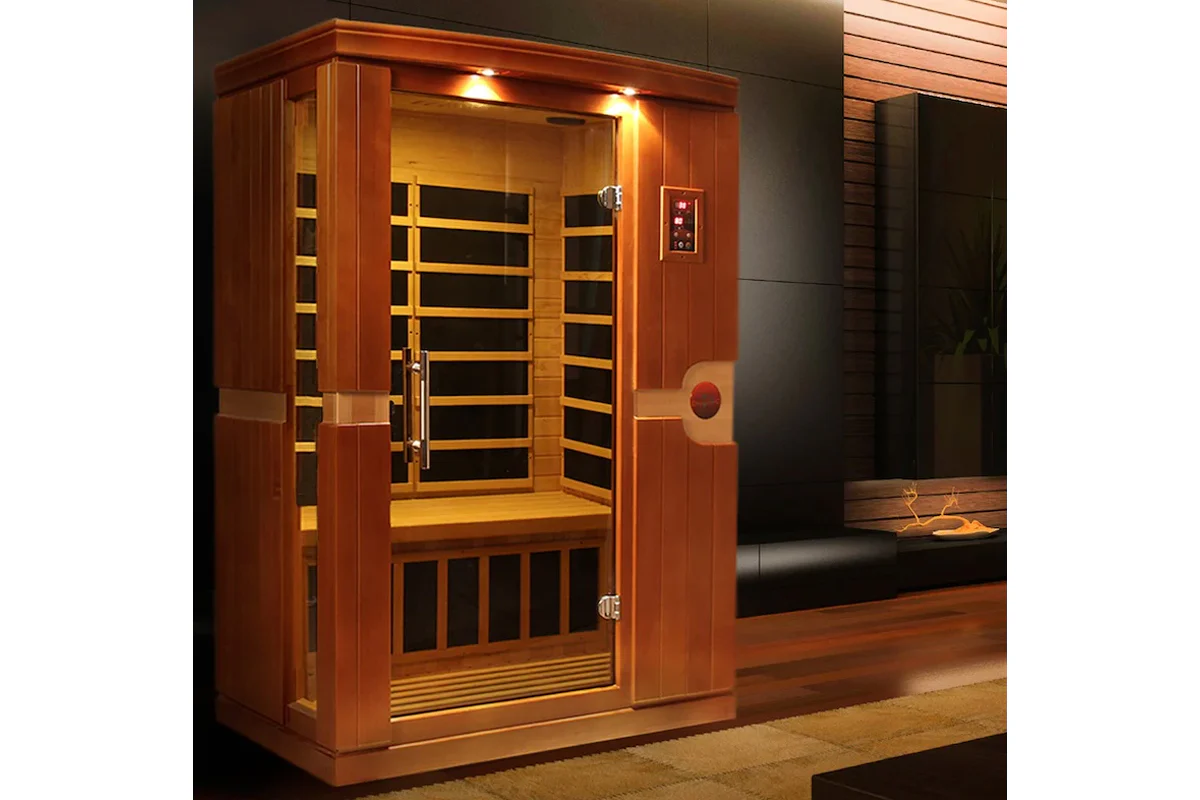 Dynamic "Venice" 2 Person Low EMF Infrared Sauna (Canadian Hemlock) (🧨JULY 4th SALE) - Image 2
