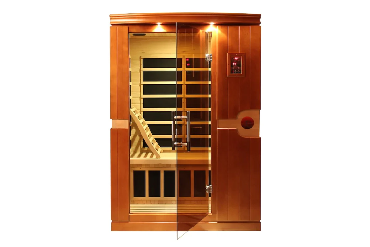 Dynamic "Venice" 2 Person Low EMF Infrared Sauna (Canadian Hemlock) (🧨JULY 4th SALE) - Image 4