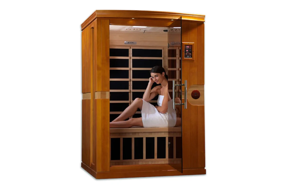 Dynamic "Venice" 2 Person Low EMF Infrared Sauna (Canadian Hemlock) (🧨JULY 4th SALE) - Image 5