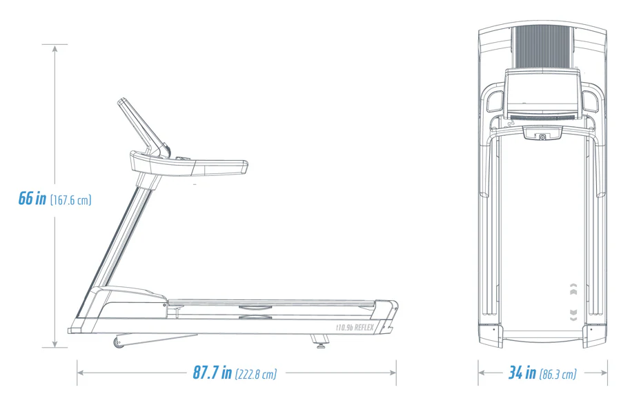 Freemotion t10.9b REFLEX™ Treadmill - Image 22