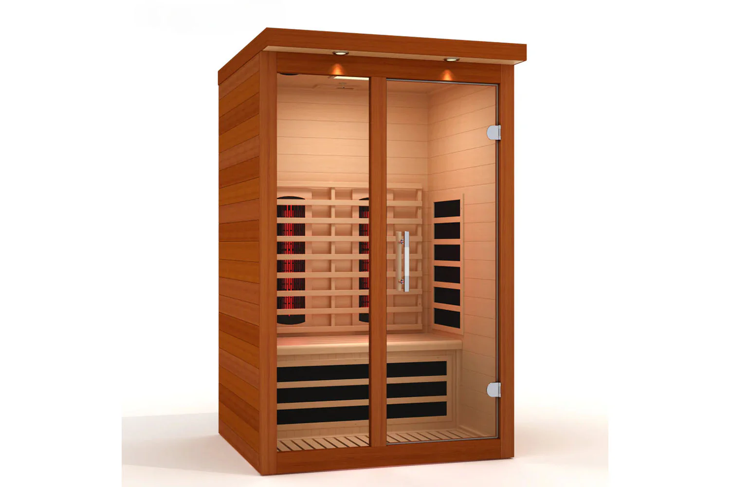 Golden Design "Llumeneres" 2 Person Full Spectrum/Near Zero/Ultra Low EMF FAR IR Sauna (2026 Edition)