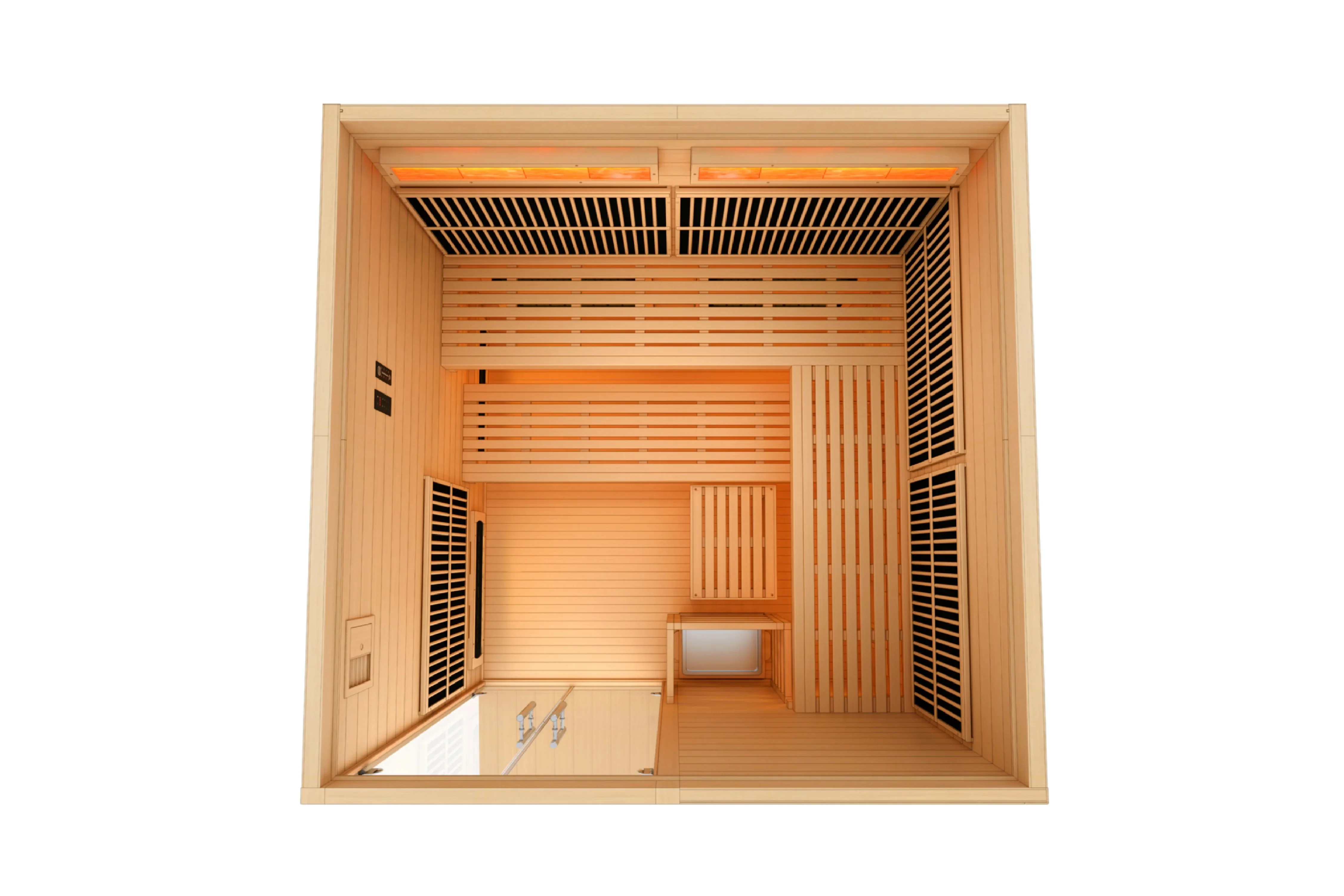 Golden Designs "Toledo" 6-Person Full Spectrum Hybrid Sauna - Image 6