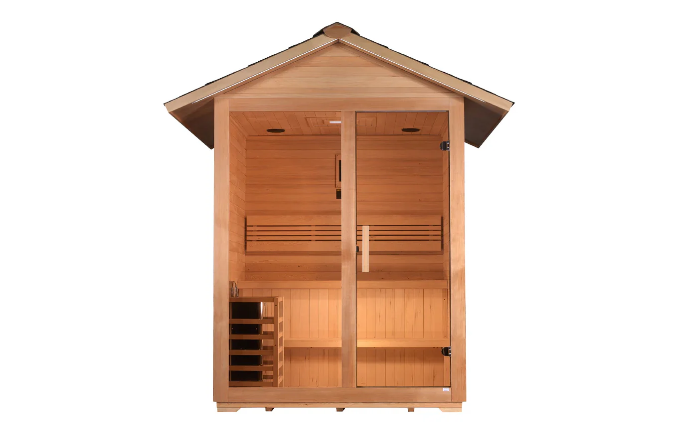 Golden Designs "Arlberg" 3-Person Traditional Outdoor Sauna - Image 4