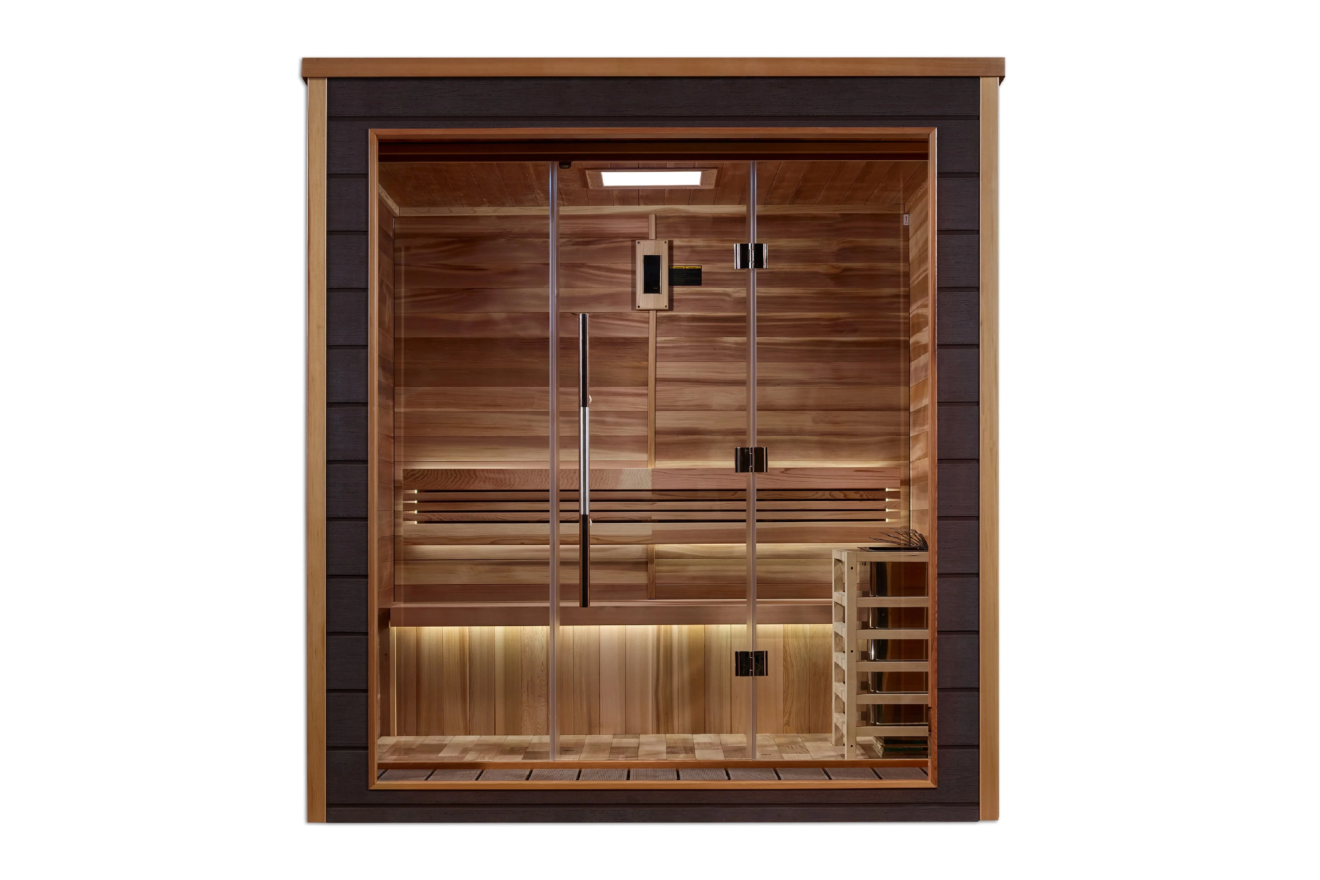 Golden Designs "Drammen" 3-Person Outdoor/Indoor Traditional Sauna - Image 4