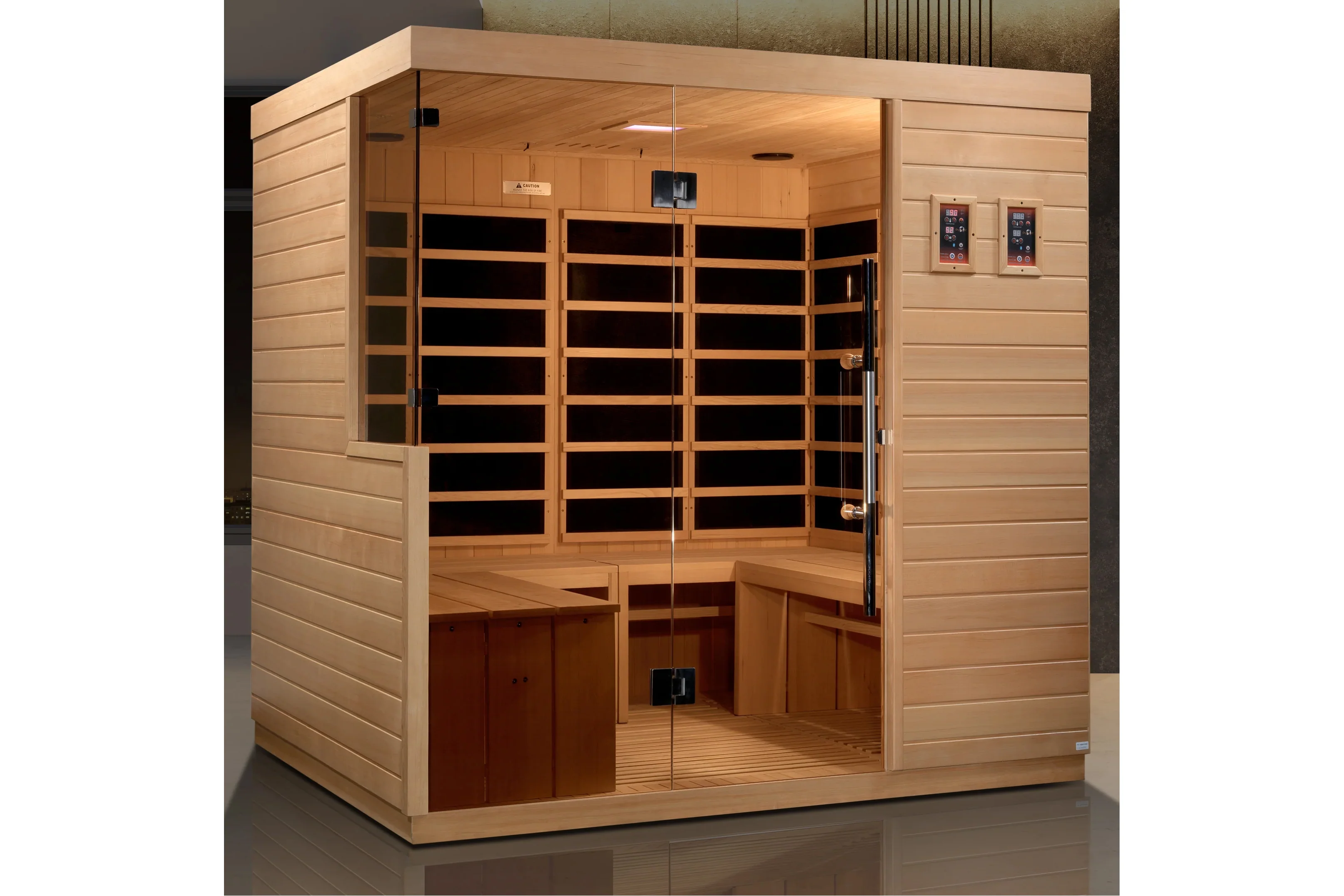 Dynamic "La Sagrada" 6 Person Indoor Ultra Low EMF FAR Infrared Sauna - Image 5