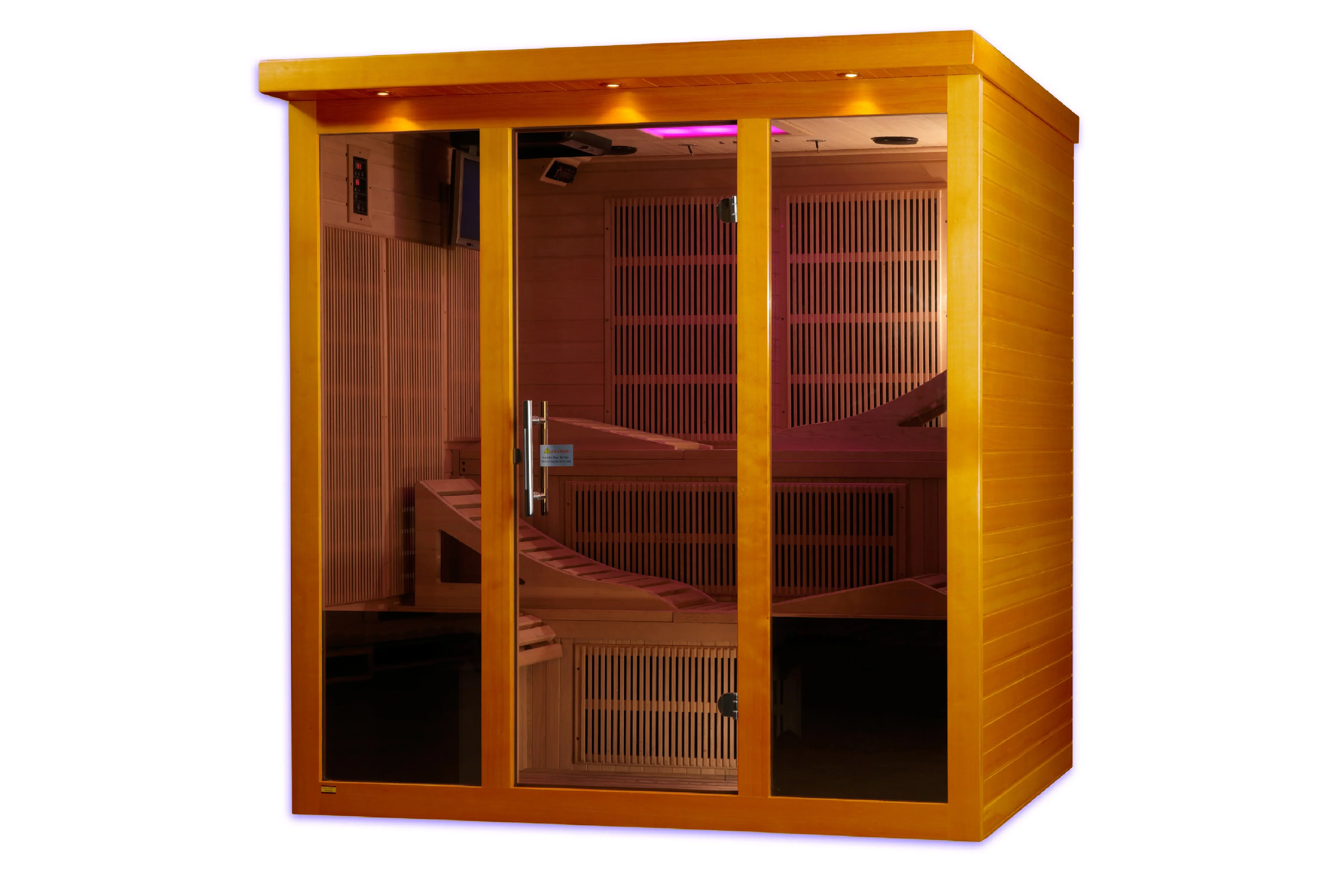 Dynamic "Monaco Elite " 6-Person Ultra Low EMF Far Infrared Sauna - Image 3