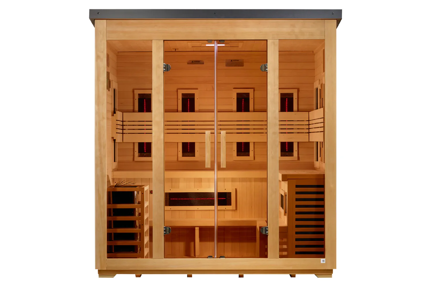 Golden Designs "Gargellen" 5 Person Hybrid Full Spectrum Outdoor Sauna (2026 Edition) - Image 2