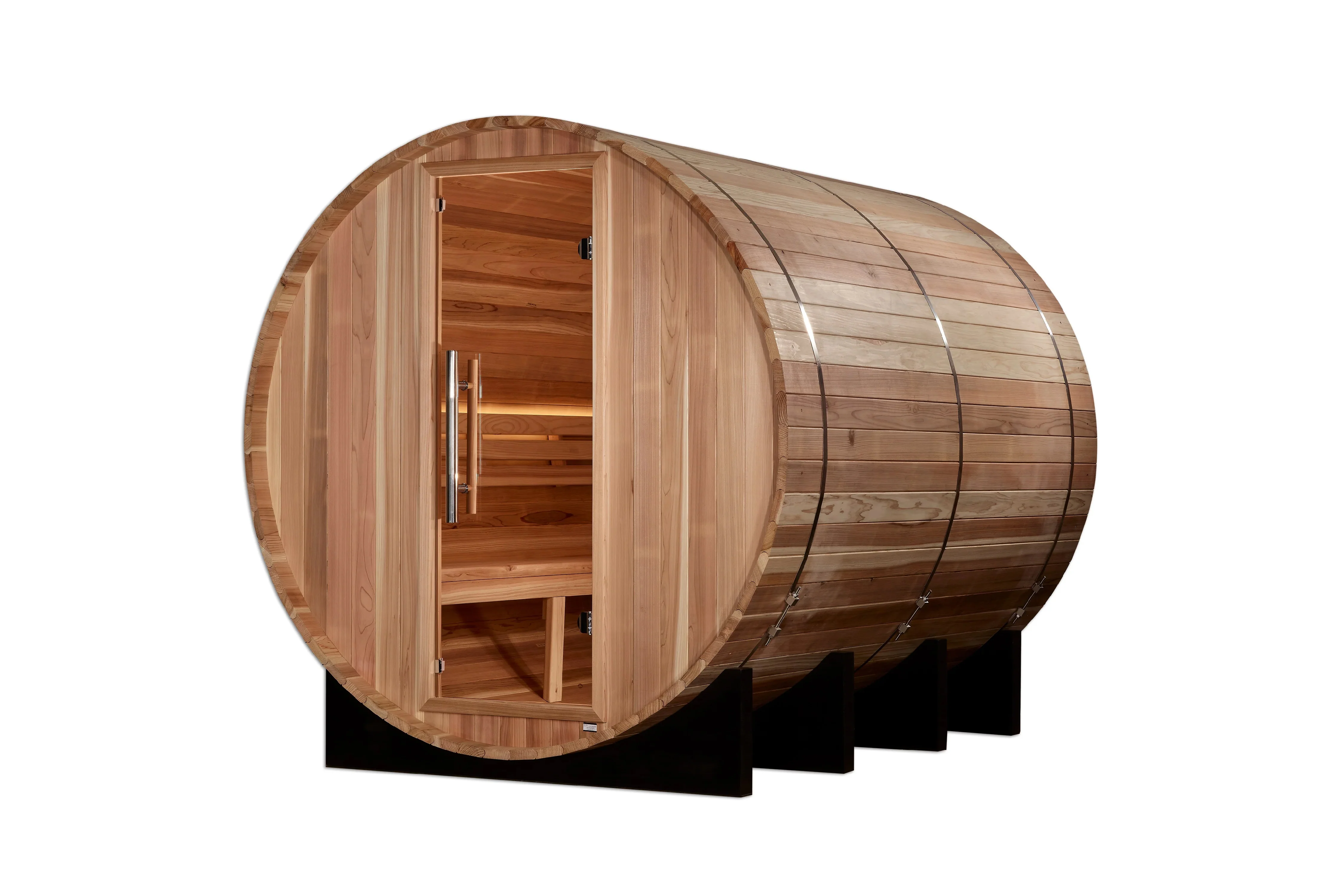 Golden Designs "Klosters" 6-Person Traditional Barrel Sauna - Image 4