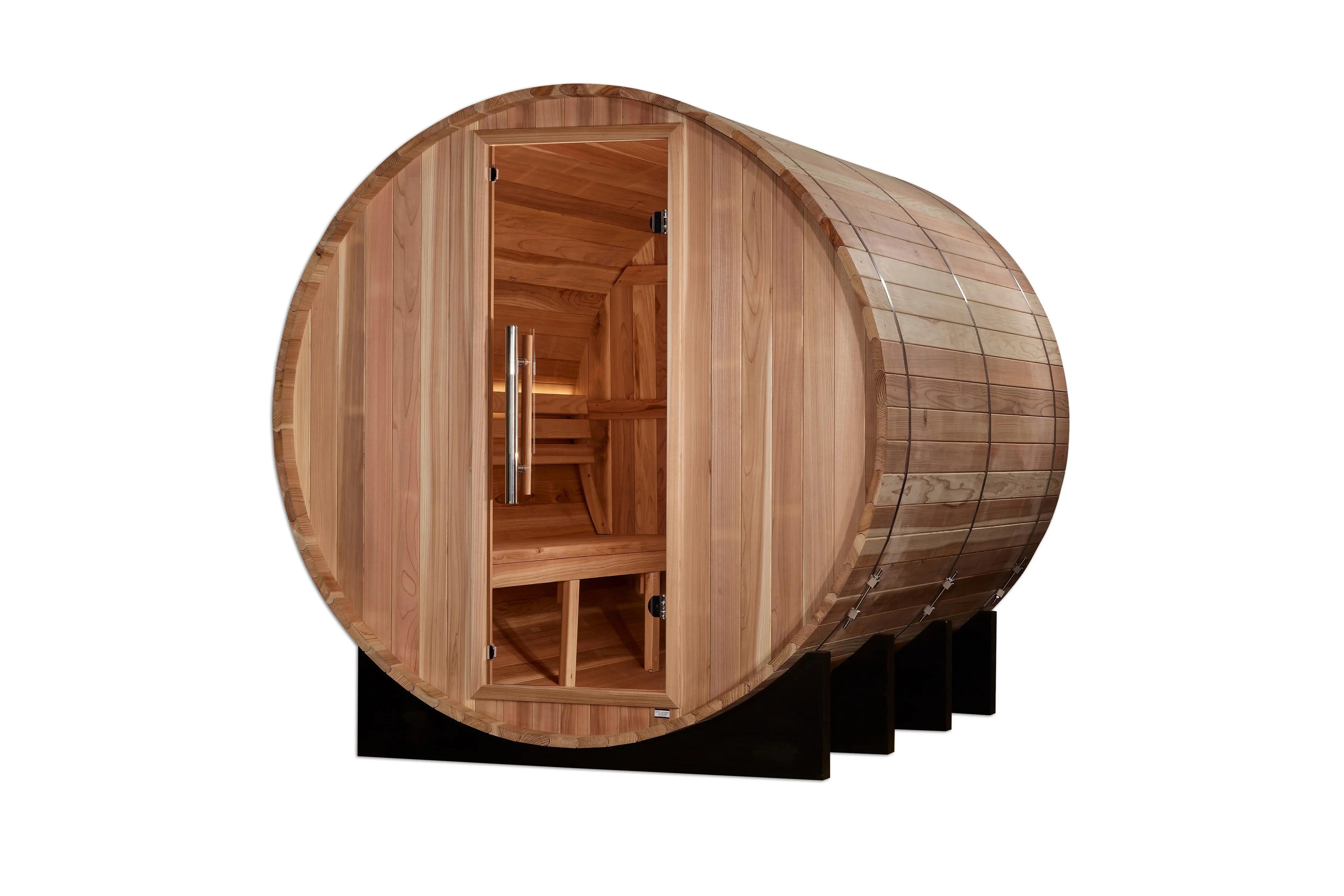 Golden Designs "Klosters" 6-Person Traditional Barrel Sauna - Image 5