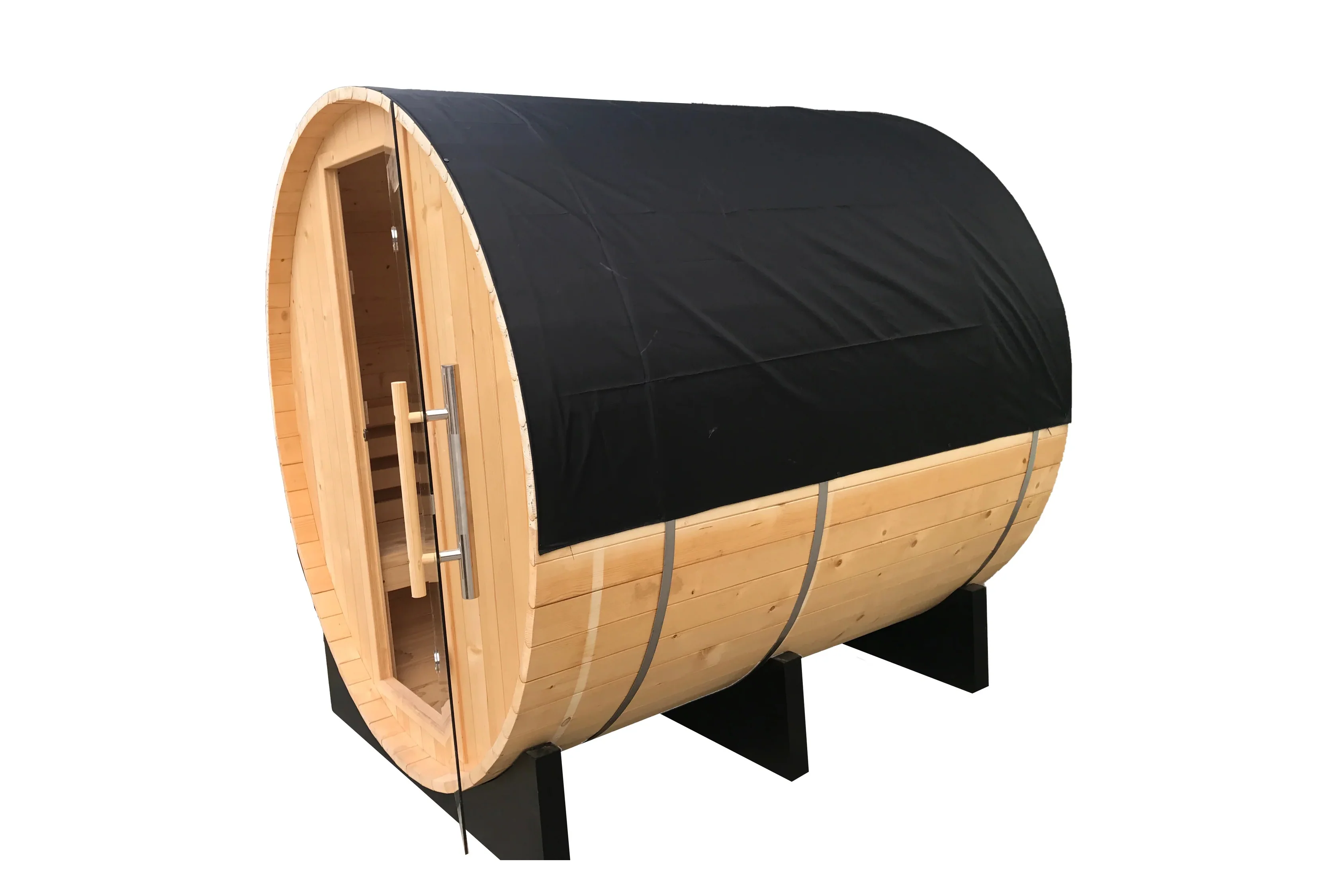 Golden Designs "Klosters" 6-Person Traditional Barrel Sauna - Image 8