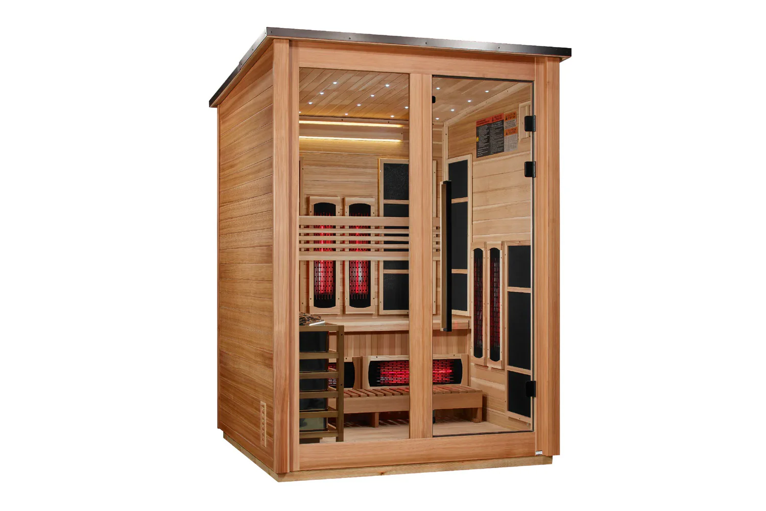 Golden Designs "Loviisa" 3 Person Barn Hybrid Full Spectrum Outdoor Sauna (2026 Edition)
