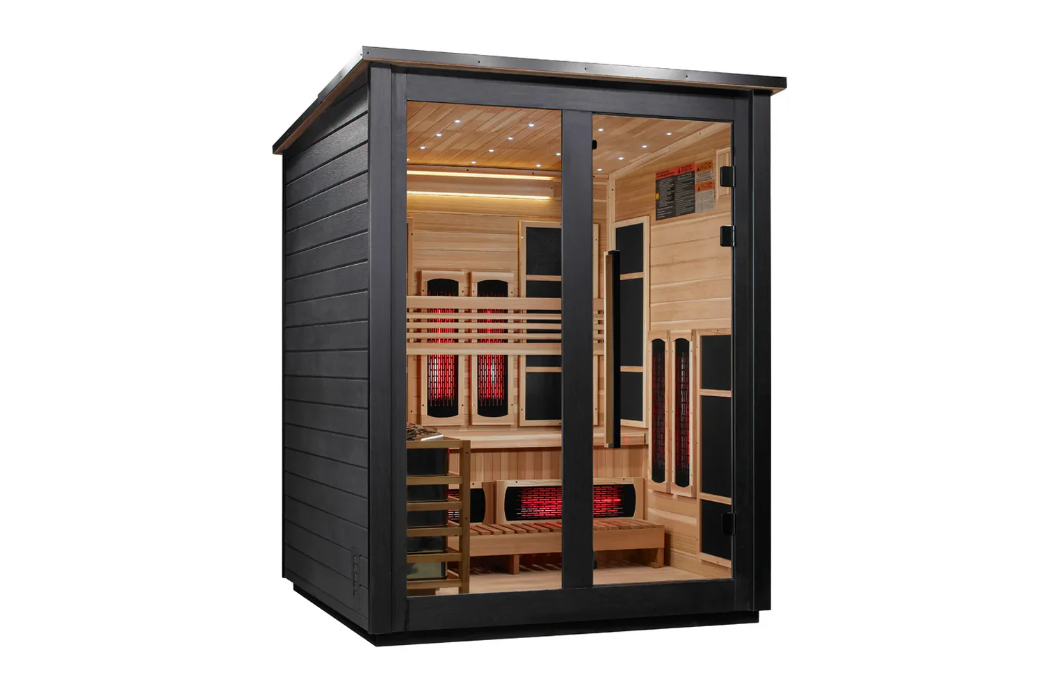 Golden Designs "Loviisa" 3 Person Barn Hybrid Full Spectrum Outdoor Sauna (2026 Edition) - Image 5