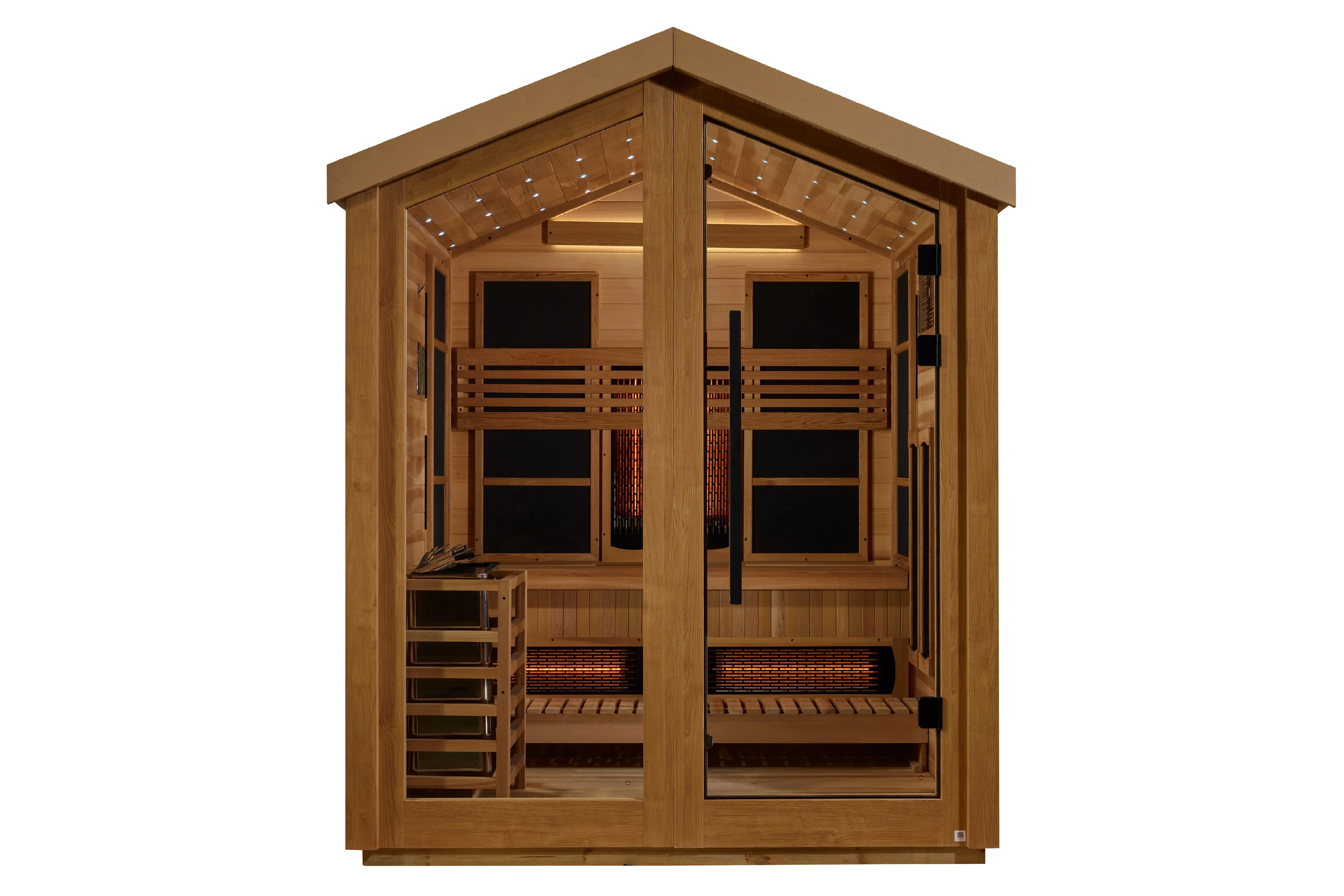 Golden Designs "Loviisa" 3 Person Hybrid Full Spectrum Outdoor Sauna - Image 3