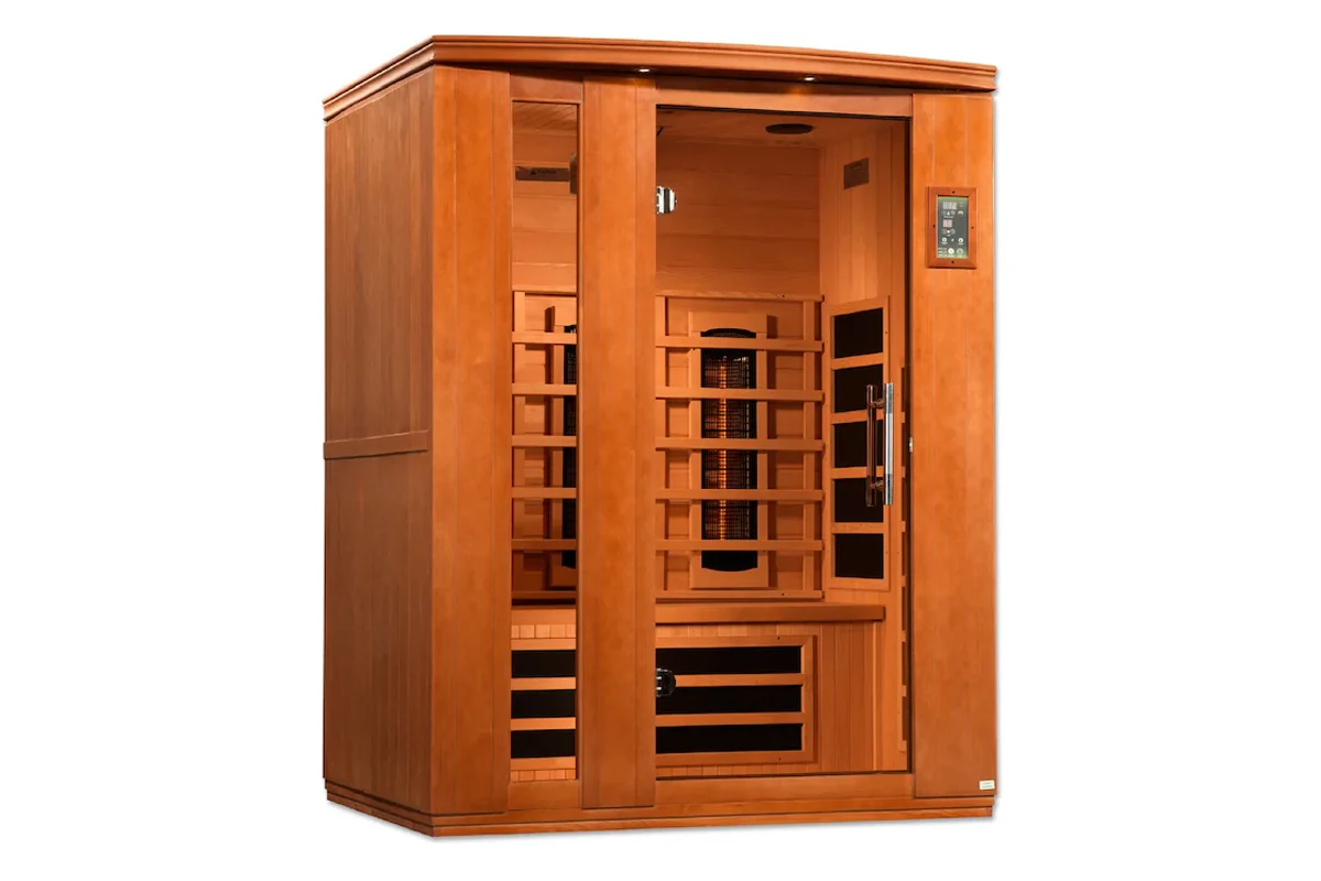 Golden Designs NEW 2026  "Lugano" 3-Person FAR Infrared Sauna (🧨JULY 4th SALE) - Image 13