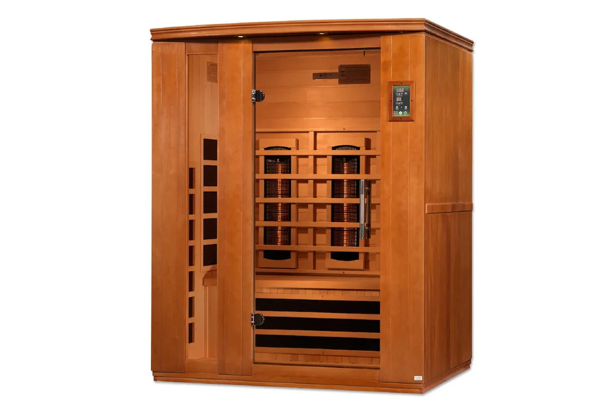 Golden Designs NEW 2026  "Lugano" 3-Person FAR Infrared Sauna (🧨JULY 4th SALE) - Image 15