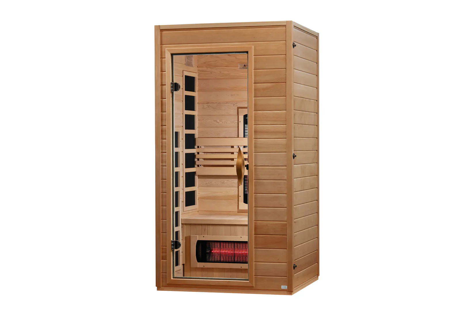 Golden Designs "Martin" 1-2 Person Full Spectrum Near Zero EMF FAR IR Sauna (2026 Edition) (🧨JULY 4th SALE) - Image 3