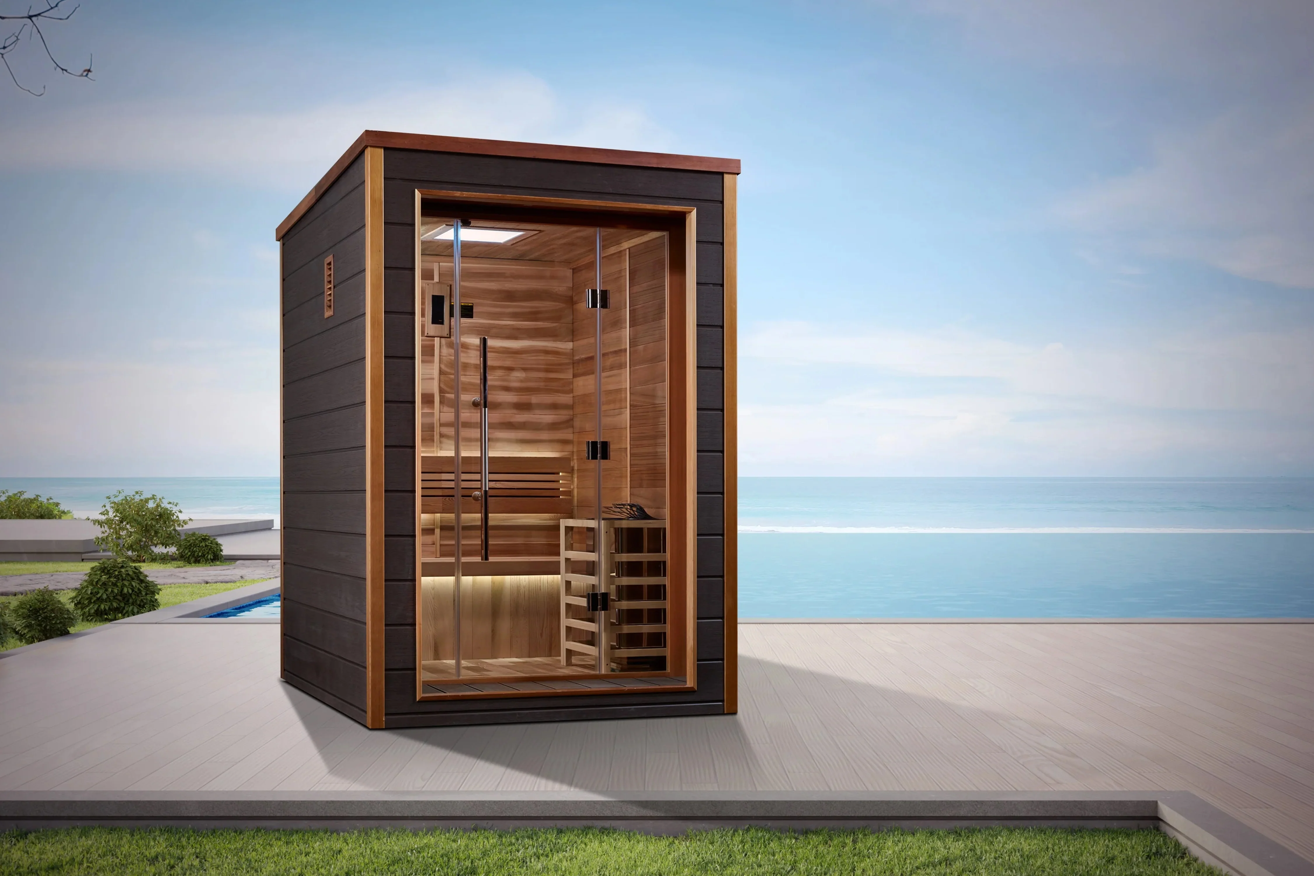 Golden Designs NEW 2026 "Narvik" 2-Person Outdoor/Indoor Traditional Sauna (🧨JULY 4th SALE) - Image 3