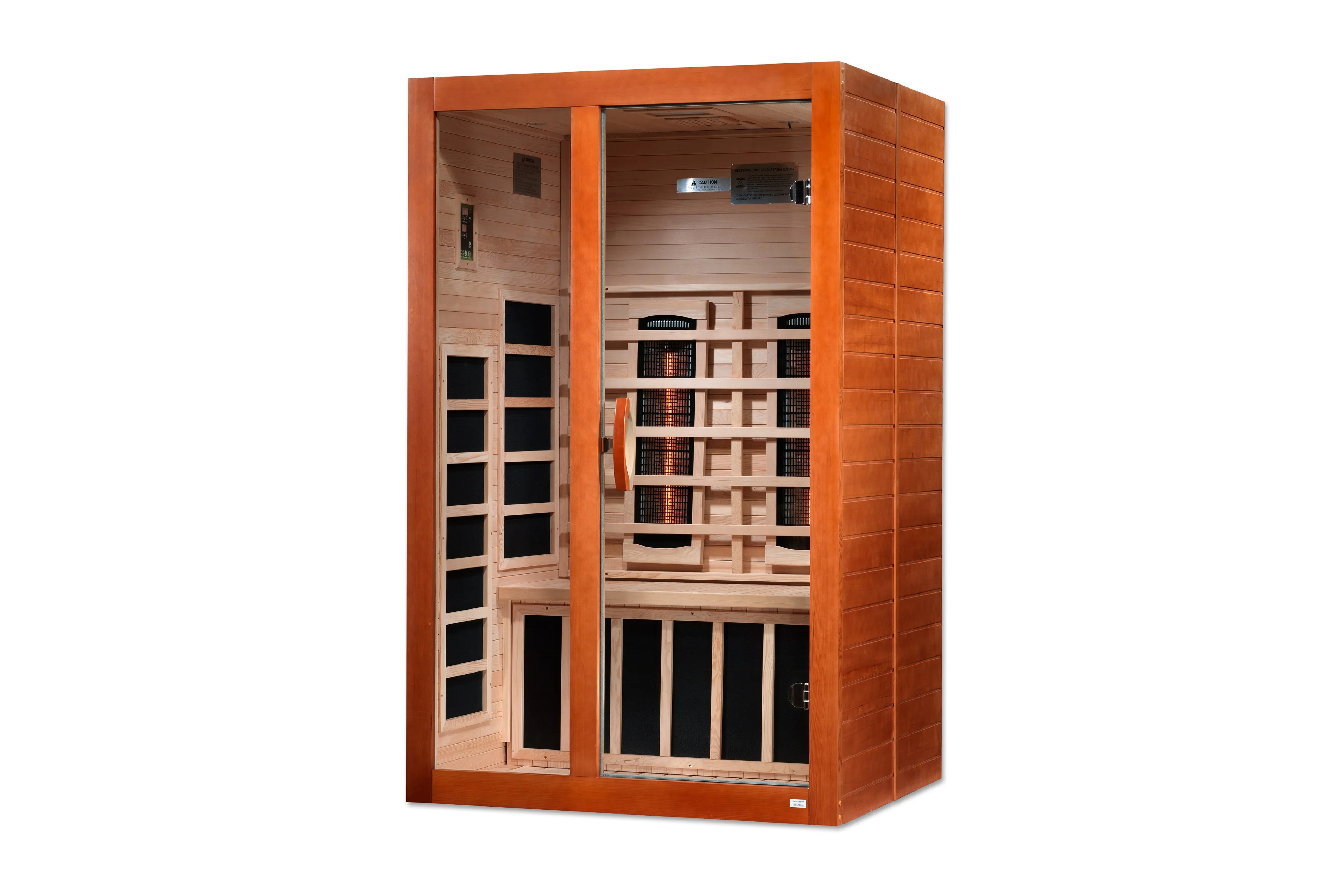 Golden Designs NEW 2026 "Santiago" 2-Person Far- Infrared Indoor Sauna - Image 4
