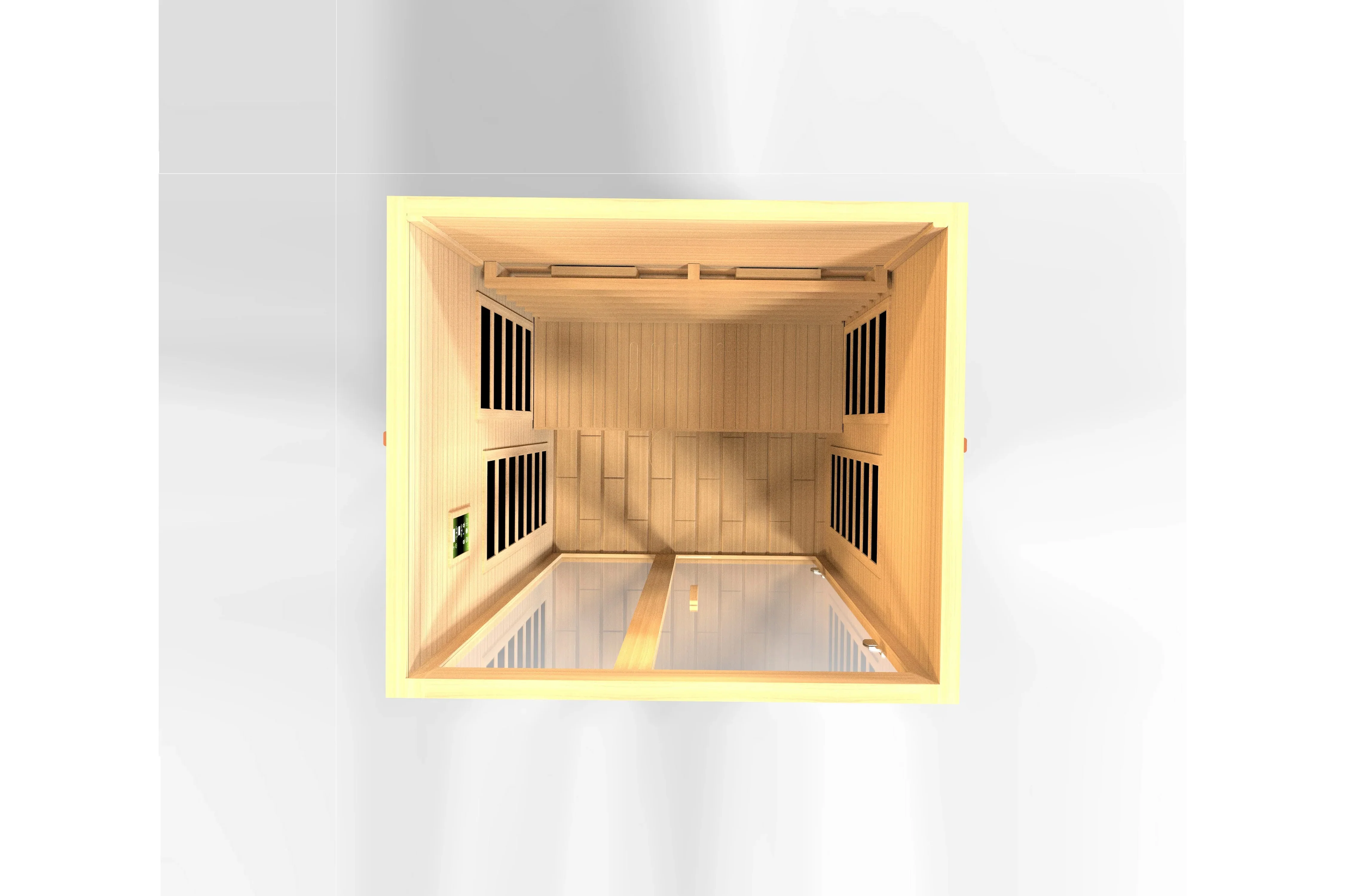 Golden Designs NEW 2026 "Santiago" 2-Person Far- Infrared Indoor Sauna - Image 6