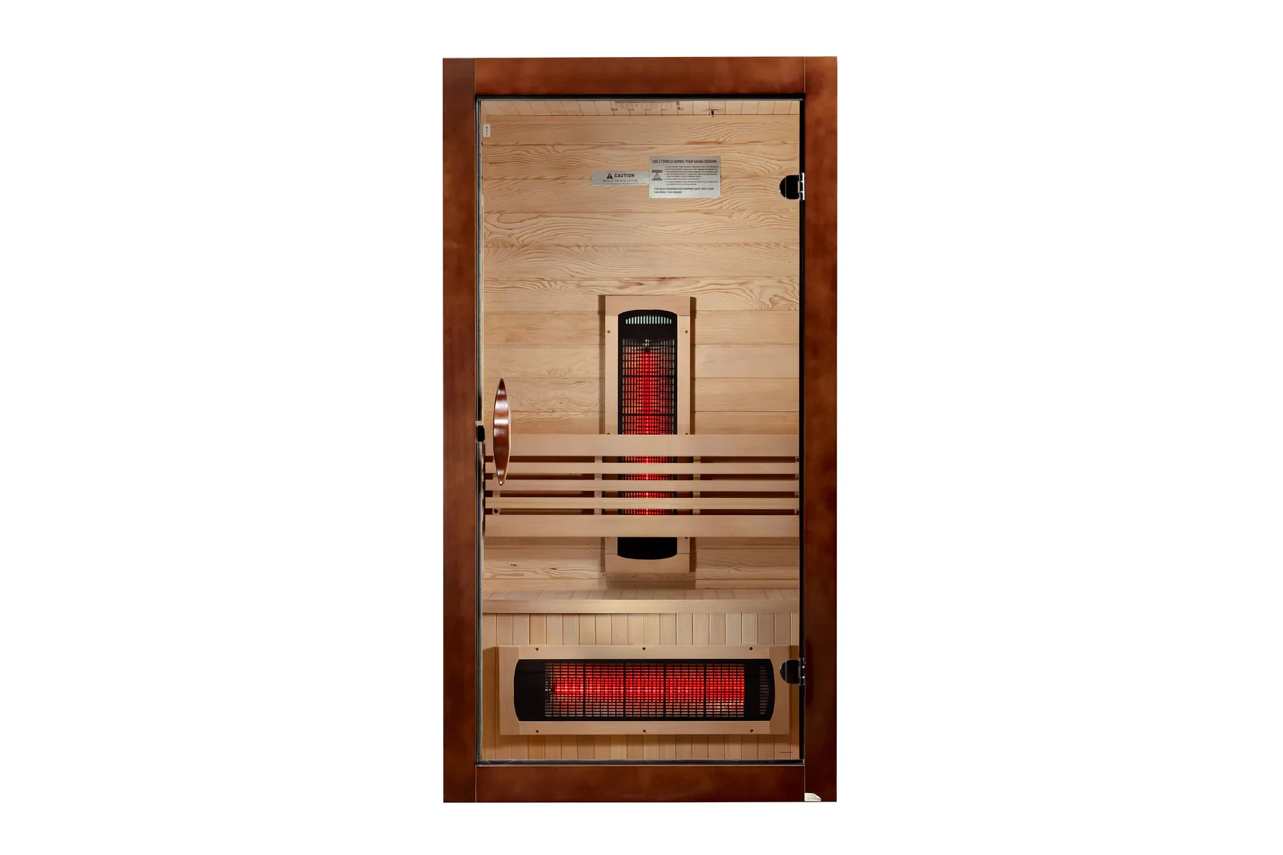 Golden Designs "Santorini" 1-2 Person Full Spectrum Near Zero EMF FAR IR Sauna (2026 Edition) - Image 2