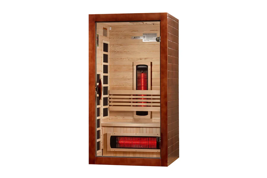 Golden Designs "Santorini" 1-2 Person Full Spectrum Near Zero EMF FAR IR Sauna (2026 Edition) - Image 3