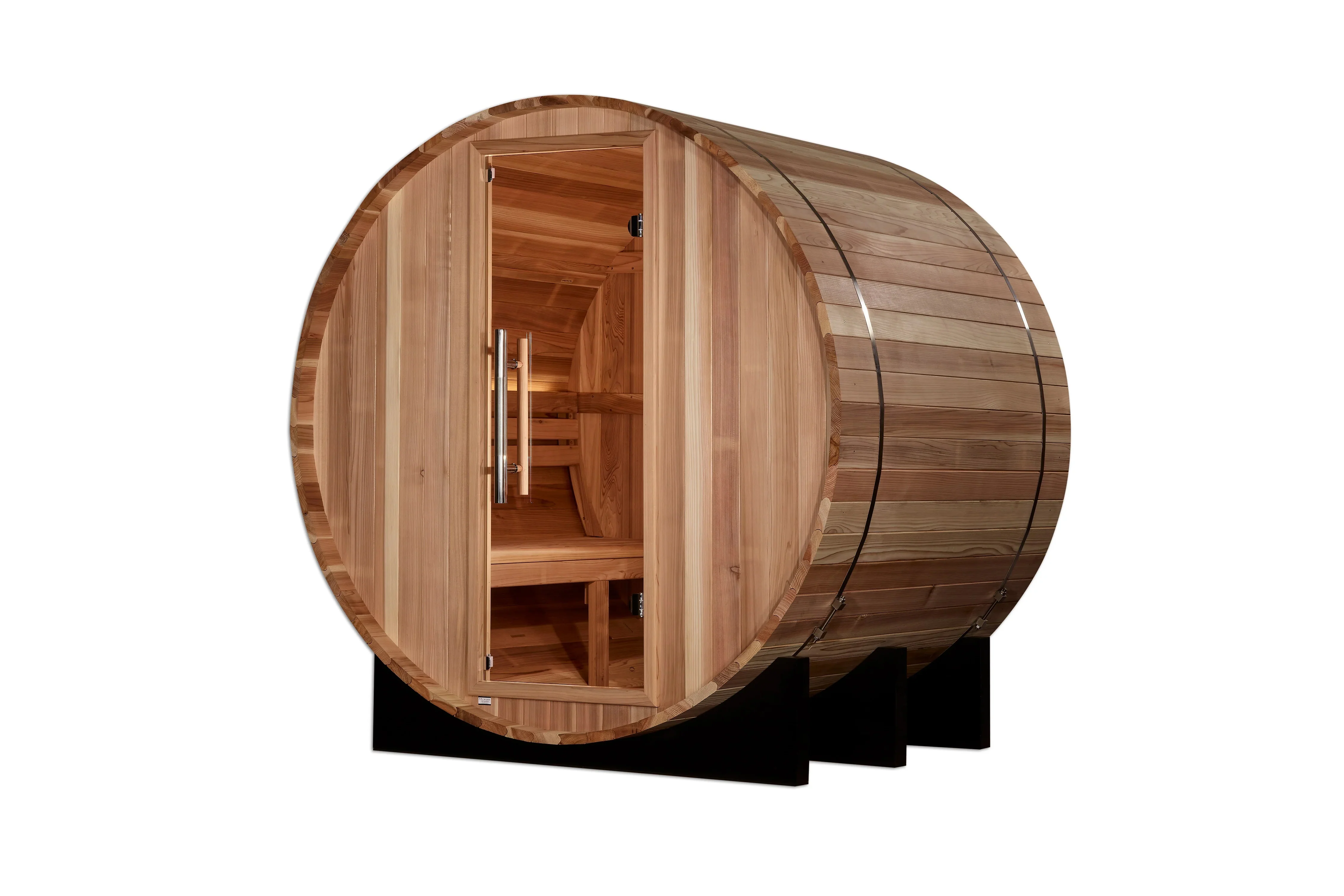 Golden Designs "St. Moritz" 2-Person Traditional Barrel Sauna - Image 4