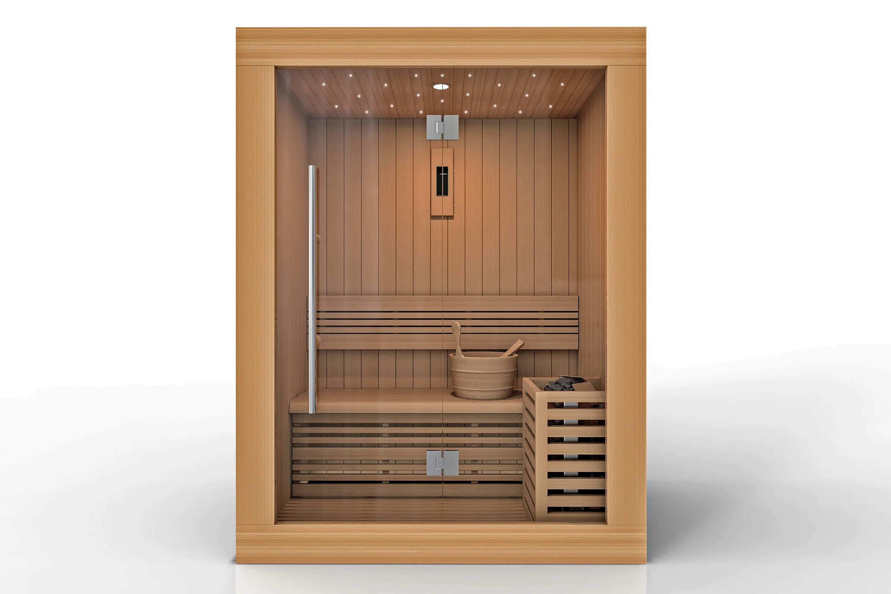 Golden Designs "Sundsvall" 2-Person Indoor/Outdoor Traditional Sauna - Image 5