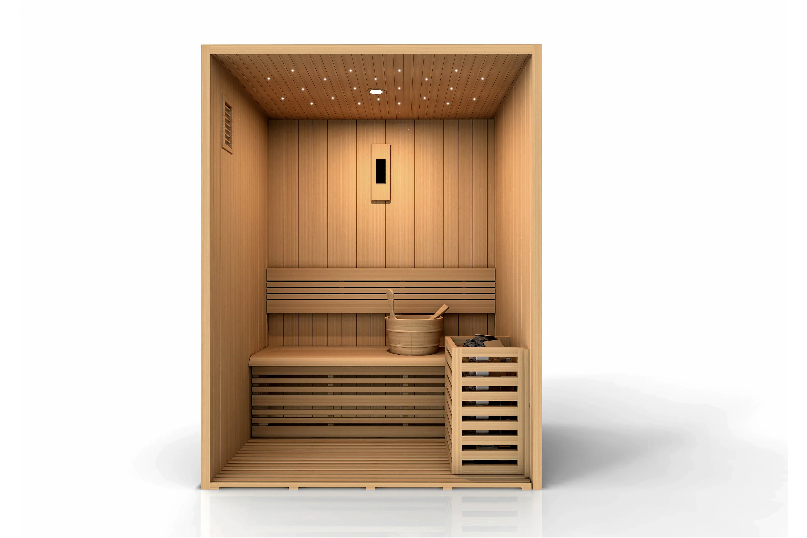 Golden Designs "Sundsvall" 2-Person Indoor/Outdoor Traditional Sauna - Image 6