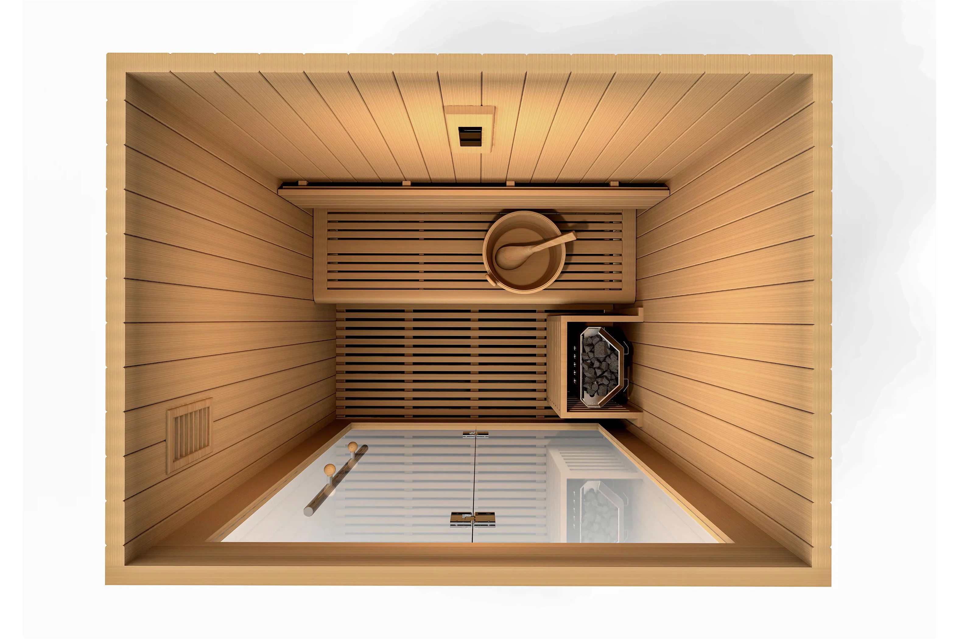 Golden Designs "Sundsvall" 2-Person Indoor/Outdoor Traditional Sauna - Image 7