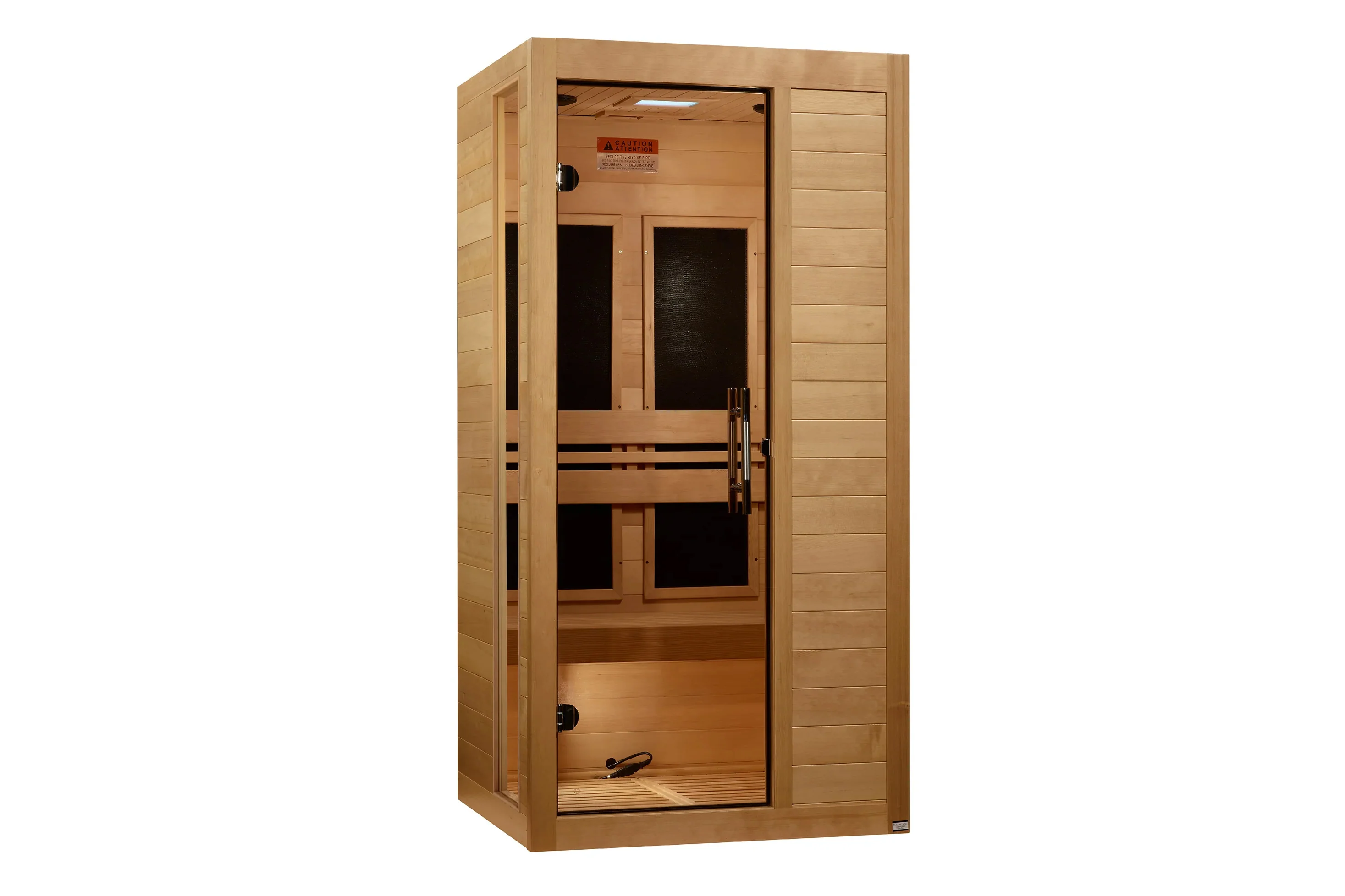 Golden Designs "Veneto" 1-2 Person Low EMF FAR IR Sauna (2026 Edition)