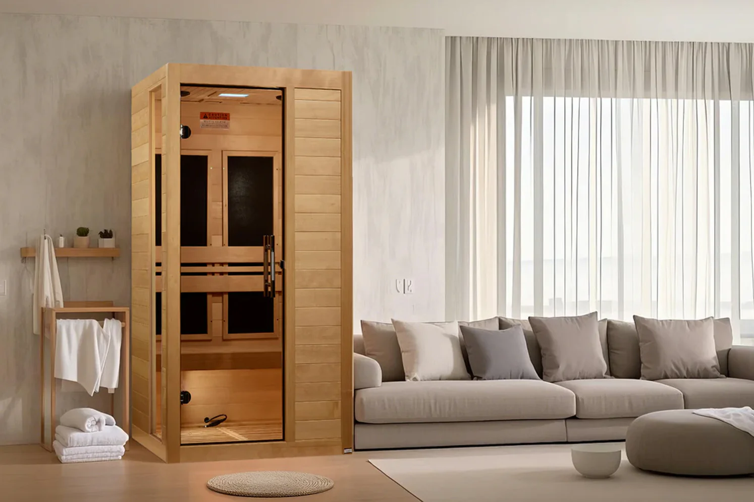 Golden Designs "Veneto" 1-2 Person Low EMF FAR IR Sauna (2026 Edition) - Image 5