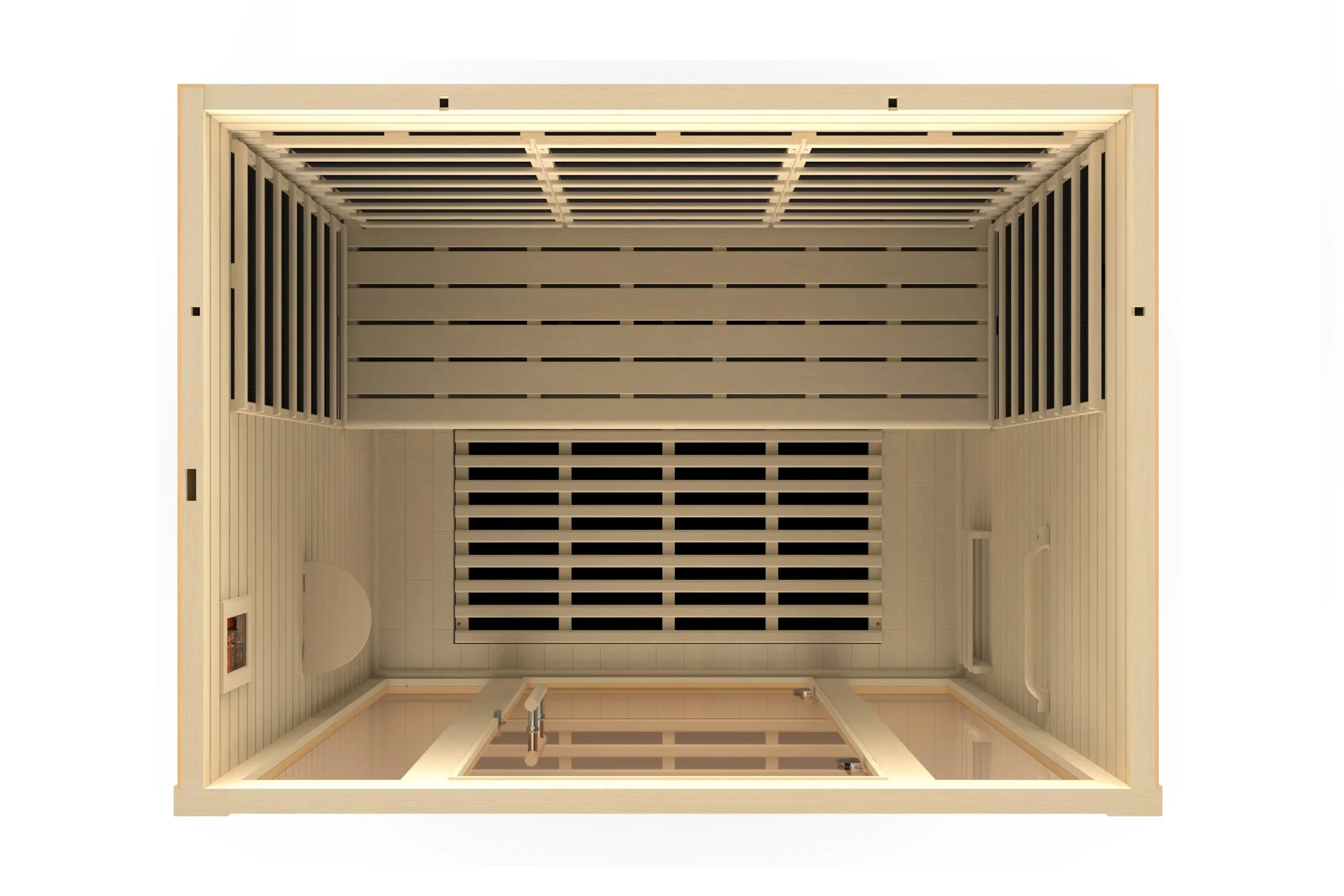 Golden Designs "Vila Elite" 3-Person Ultra Low EMF FAR Infrared Sauna - Image 6