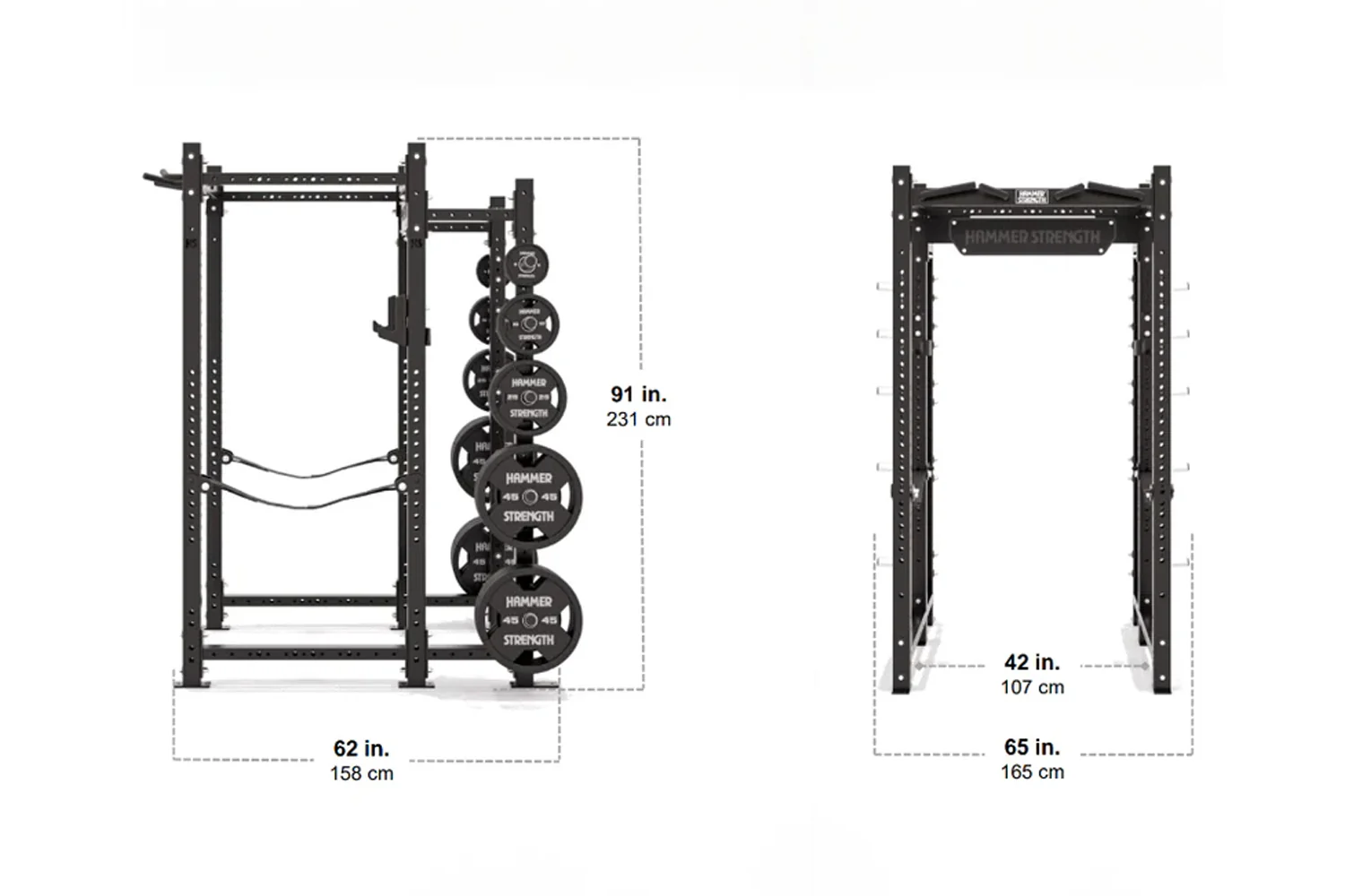 Hammer Strength HD Athletic NX Power Rack - Image 6