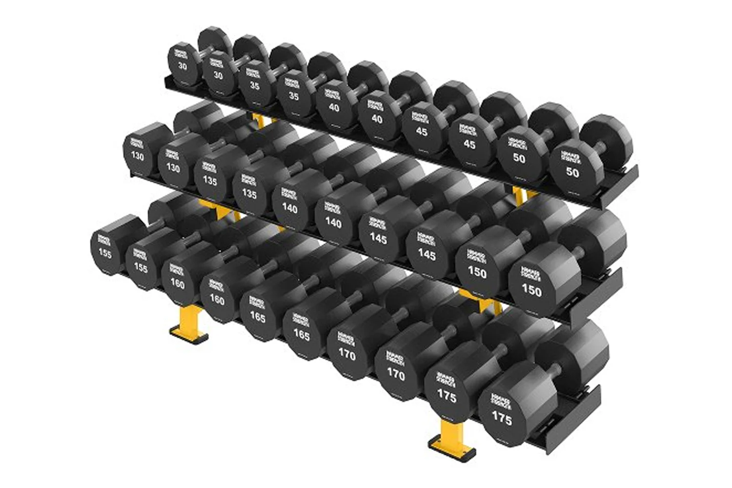 Hammer Strength Three Tier Dumbbell Rack - Image 2
