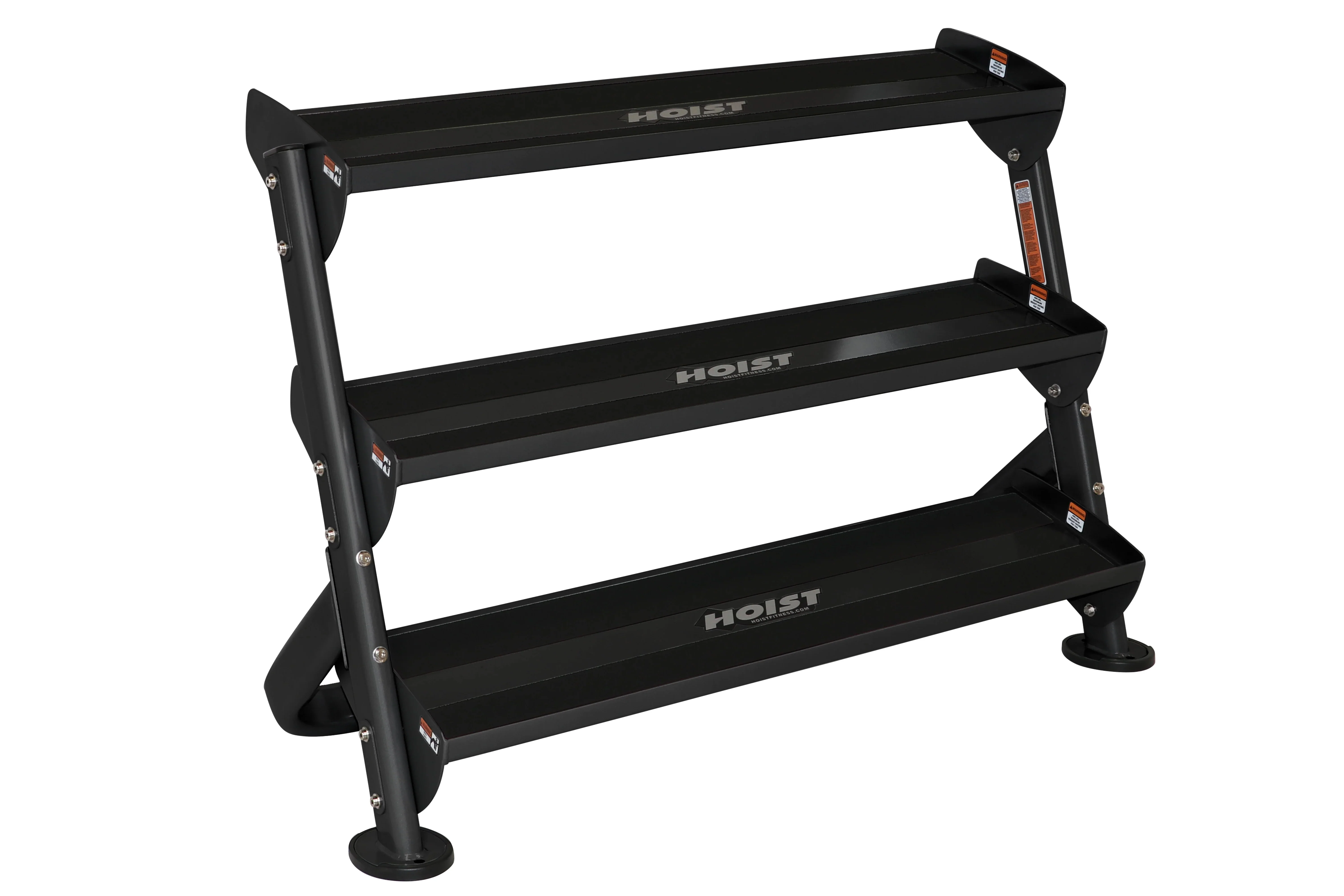 Hoist 48" 2-Tier 12+ Pair Dumbbell Rack w/ Optional 3rd Tier (HF-5461-OPT-48) - Image 4